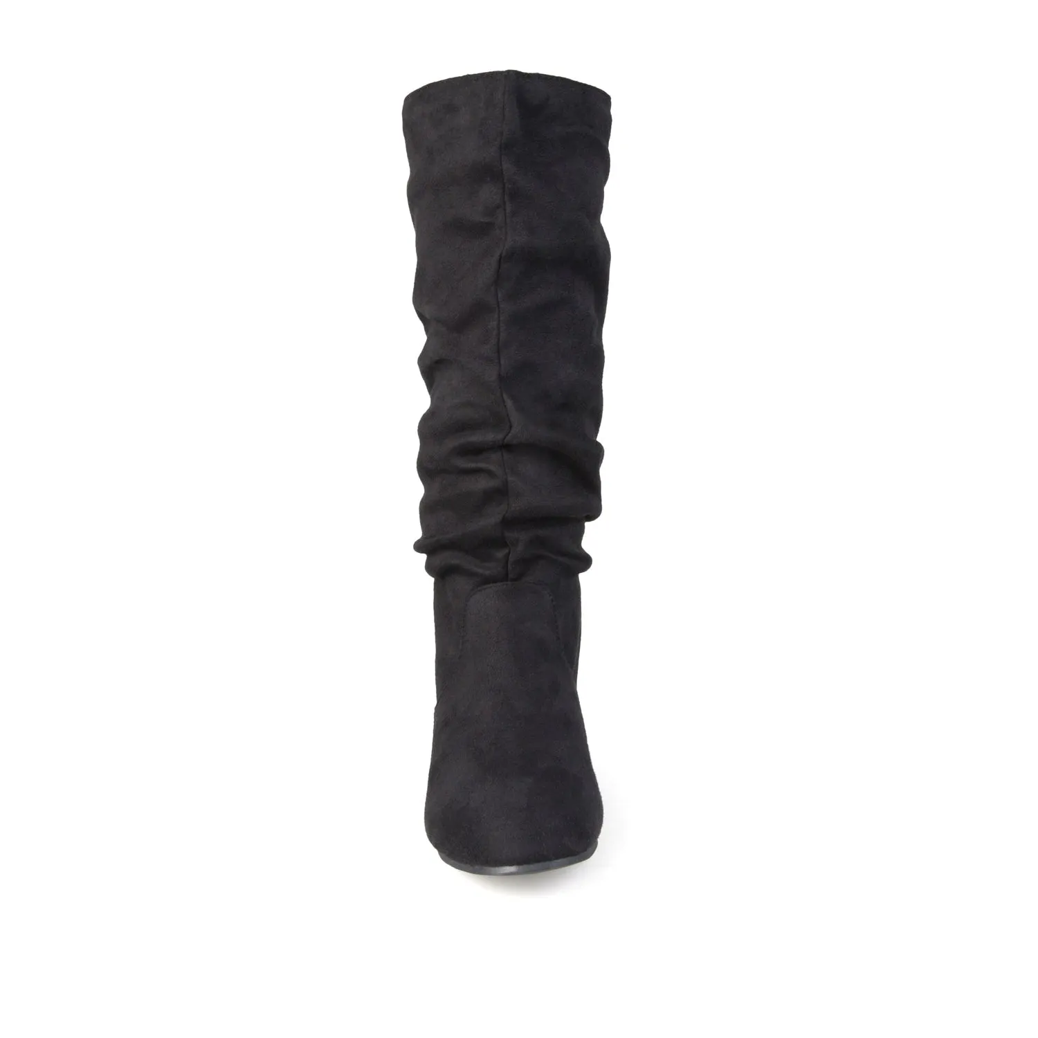 REBECCA KNEE HIGH BOOTS IN FAUX SUEDE narrow fit