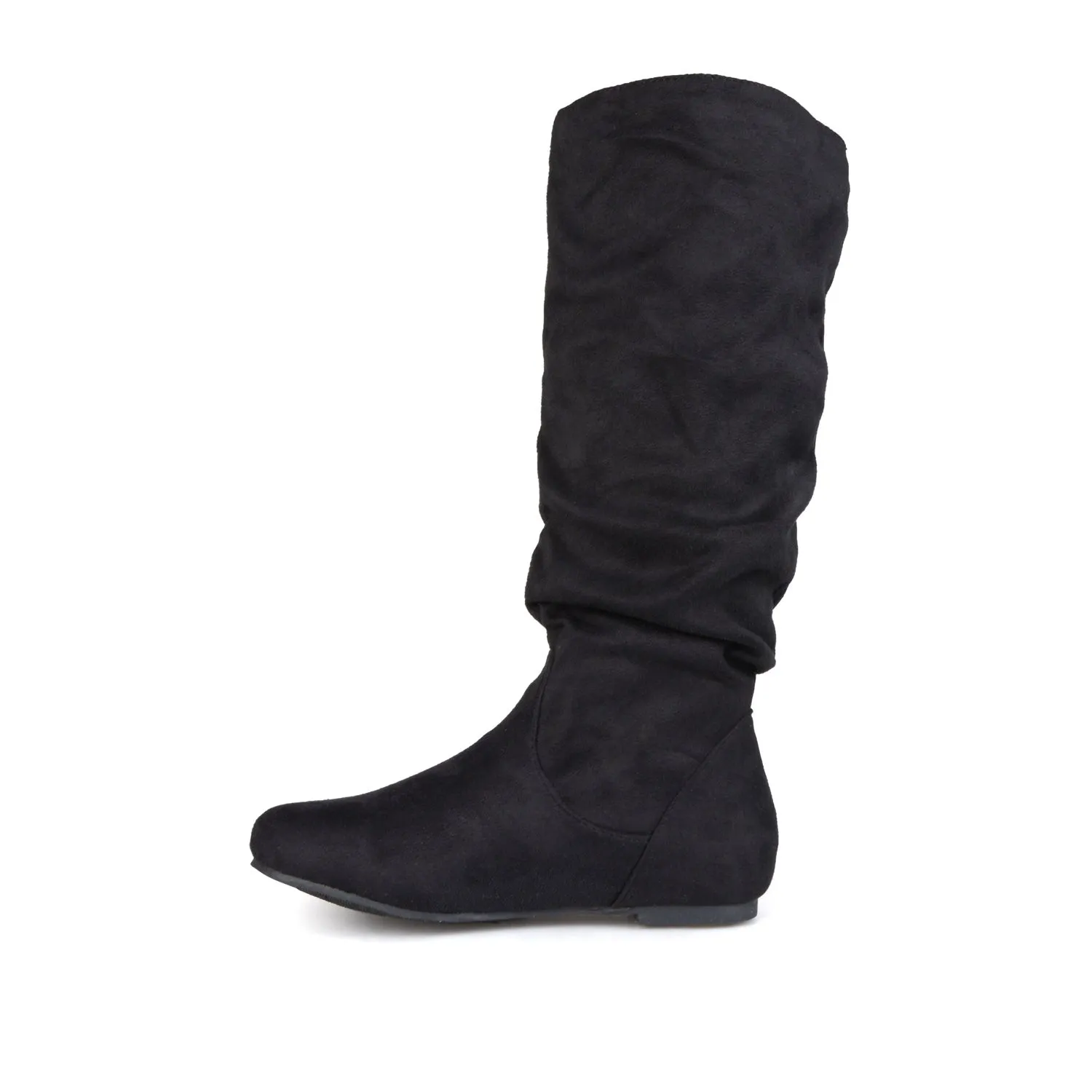 REBECCA KNEE HIGH BOOTS IN FAUX SUEDE narrow fit