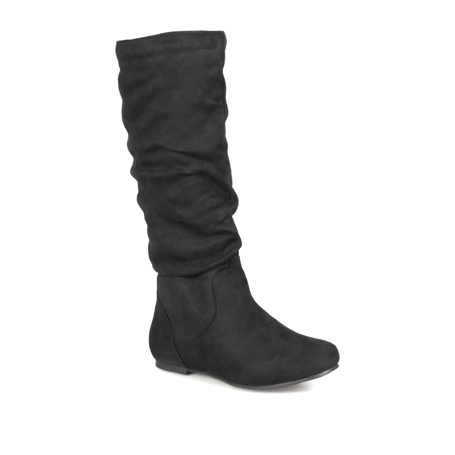 REBECCA KNEE HIGH BOOTS IN FAUX SUEDE narrow fit