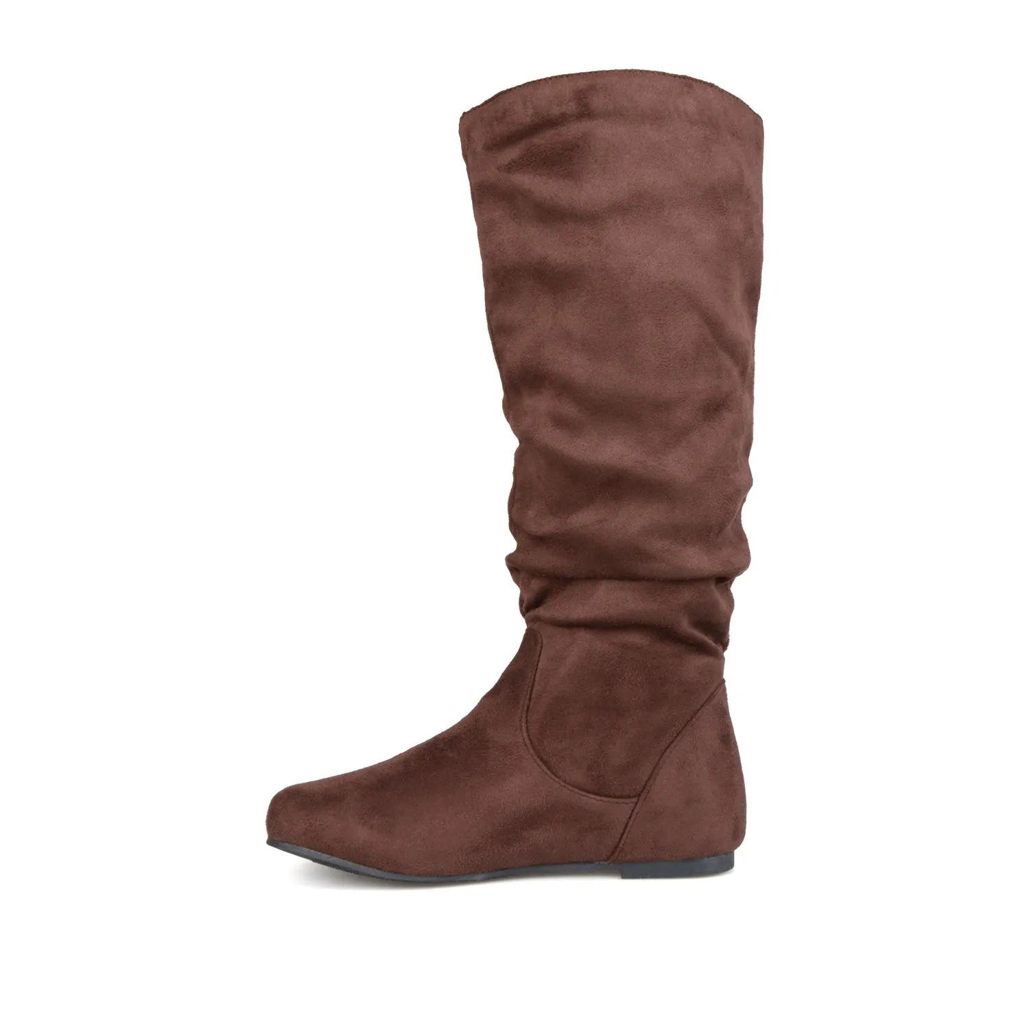 REBECCA KNEE HIGH BOOTS IN FAUX SUEDE narrow fit