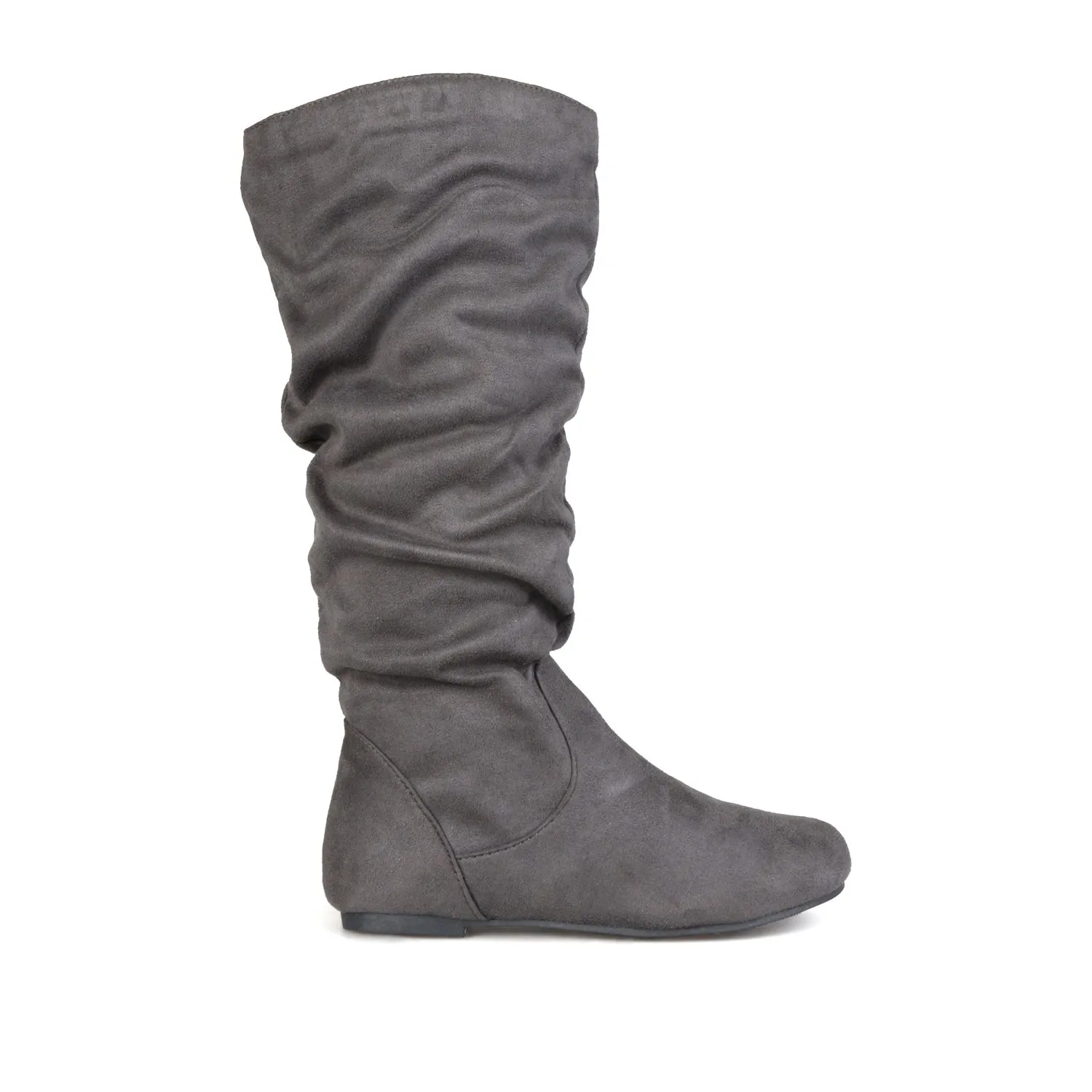 REBECCA KNEE HIGH BOOTS IN FAUX SUEDE narrow fit