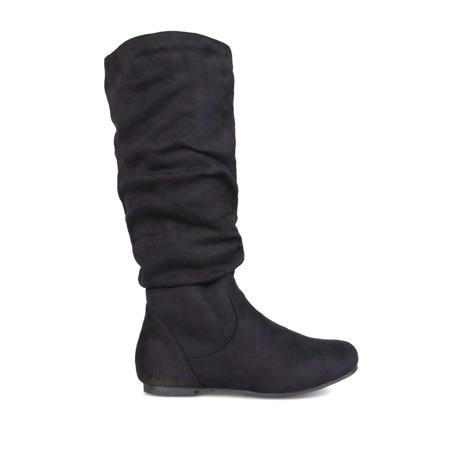 REBECCA KNEE HIGH BOOTS IN FAUX SUEDE narrow fit