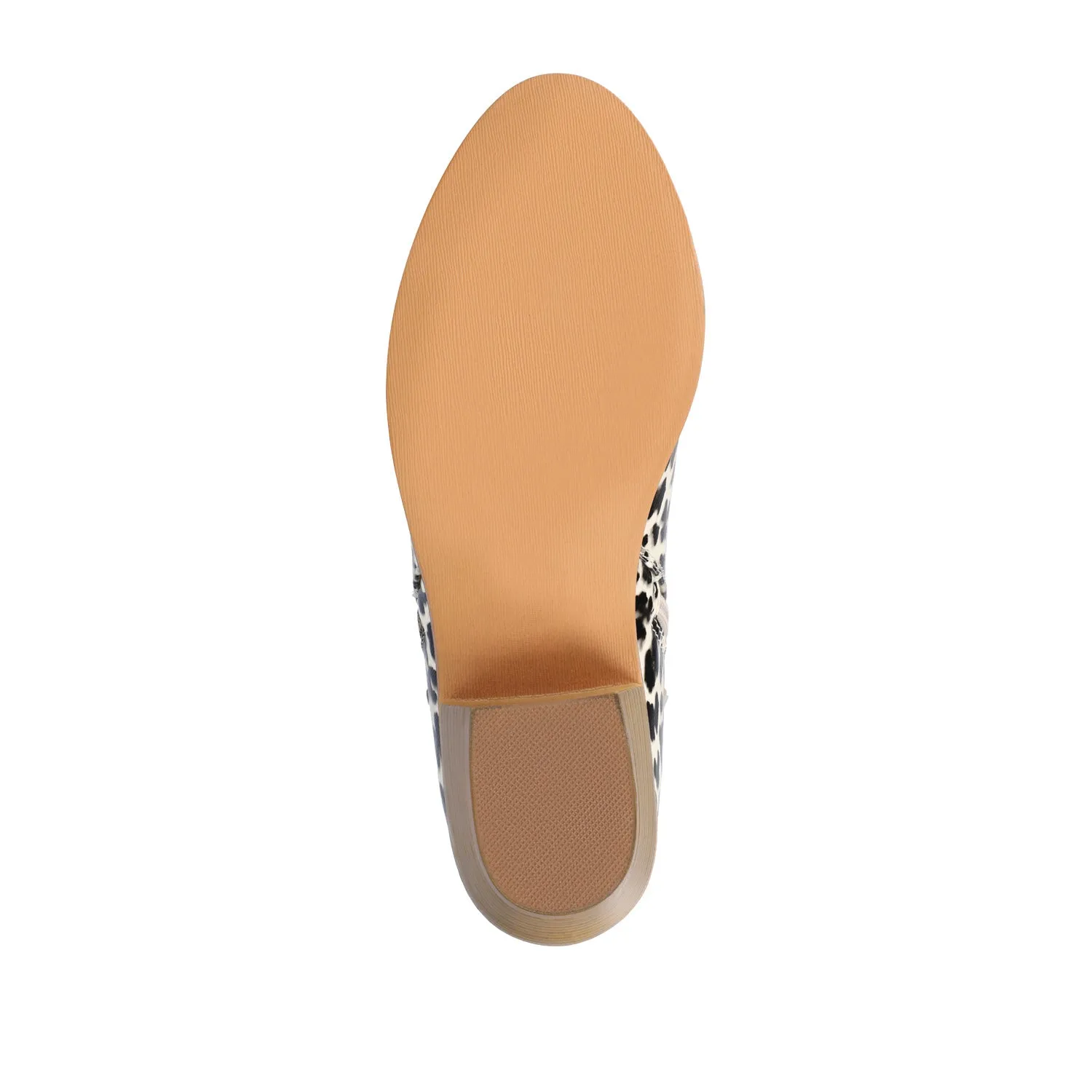 REBEL ZIP-UP BOOTIES IN FAUX LEATHER bold point