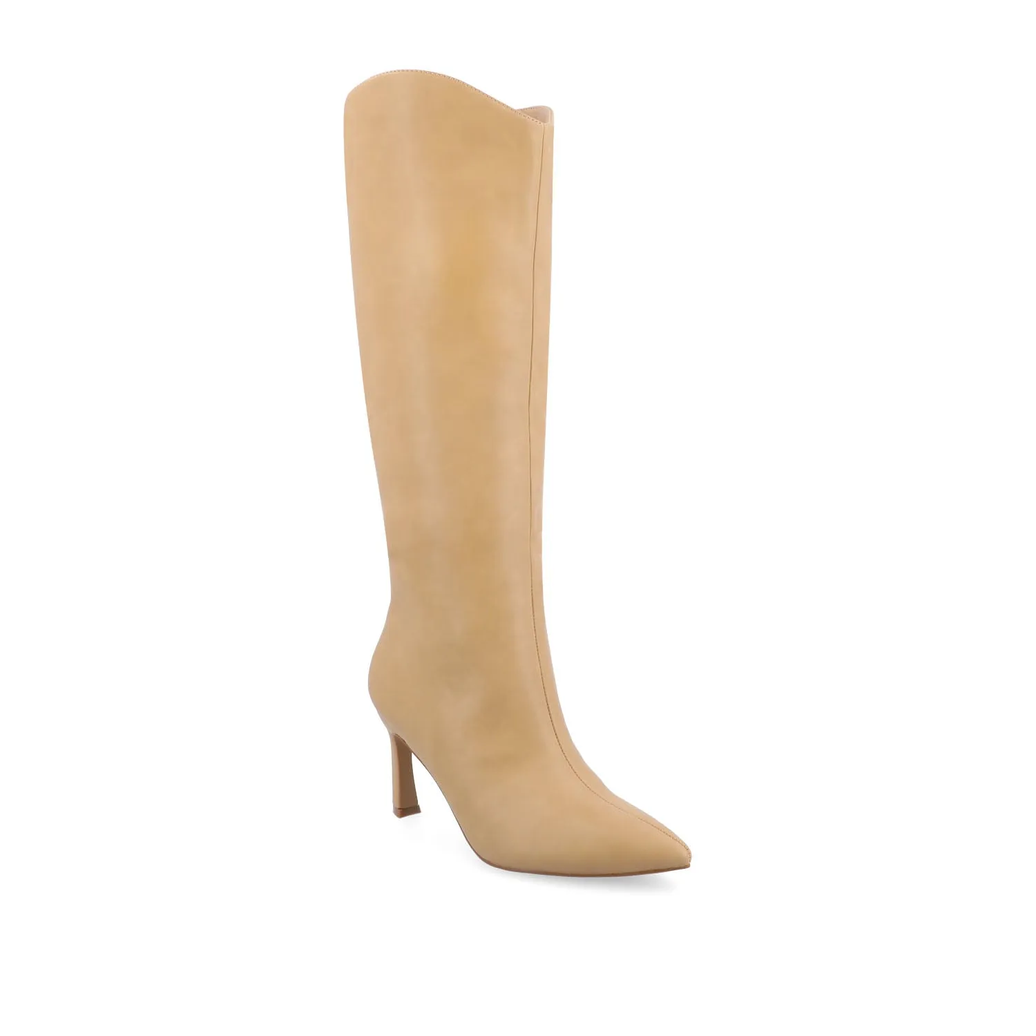 REHELA KNEE HIGH BOOTS IN FAUX LEATHER narrow fit