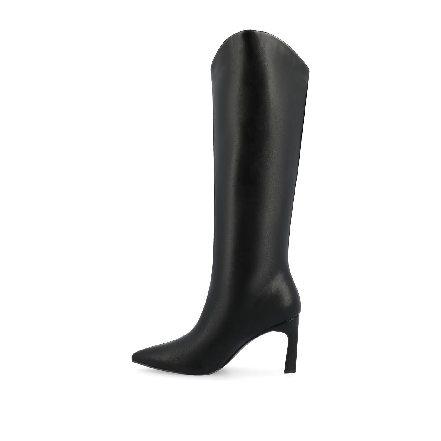 REHELA KNEE HIGH BOOTS IN FAUX LEATHER narrow fit
