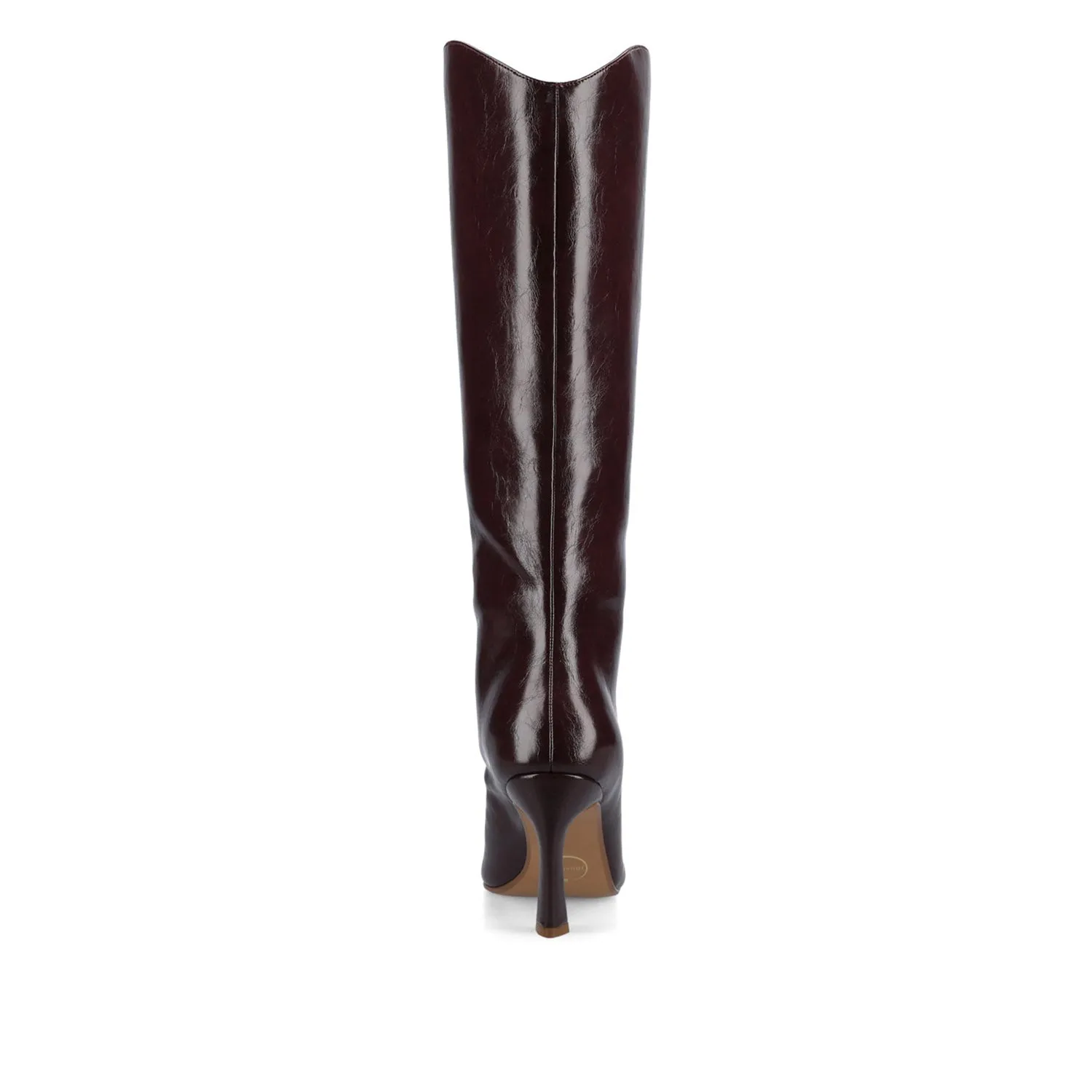 REHELA KNEE HIGH BOOTS IN FAUX LEATHER narrow fit