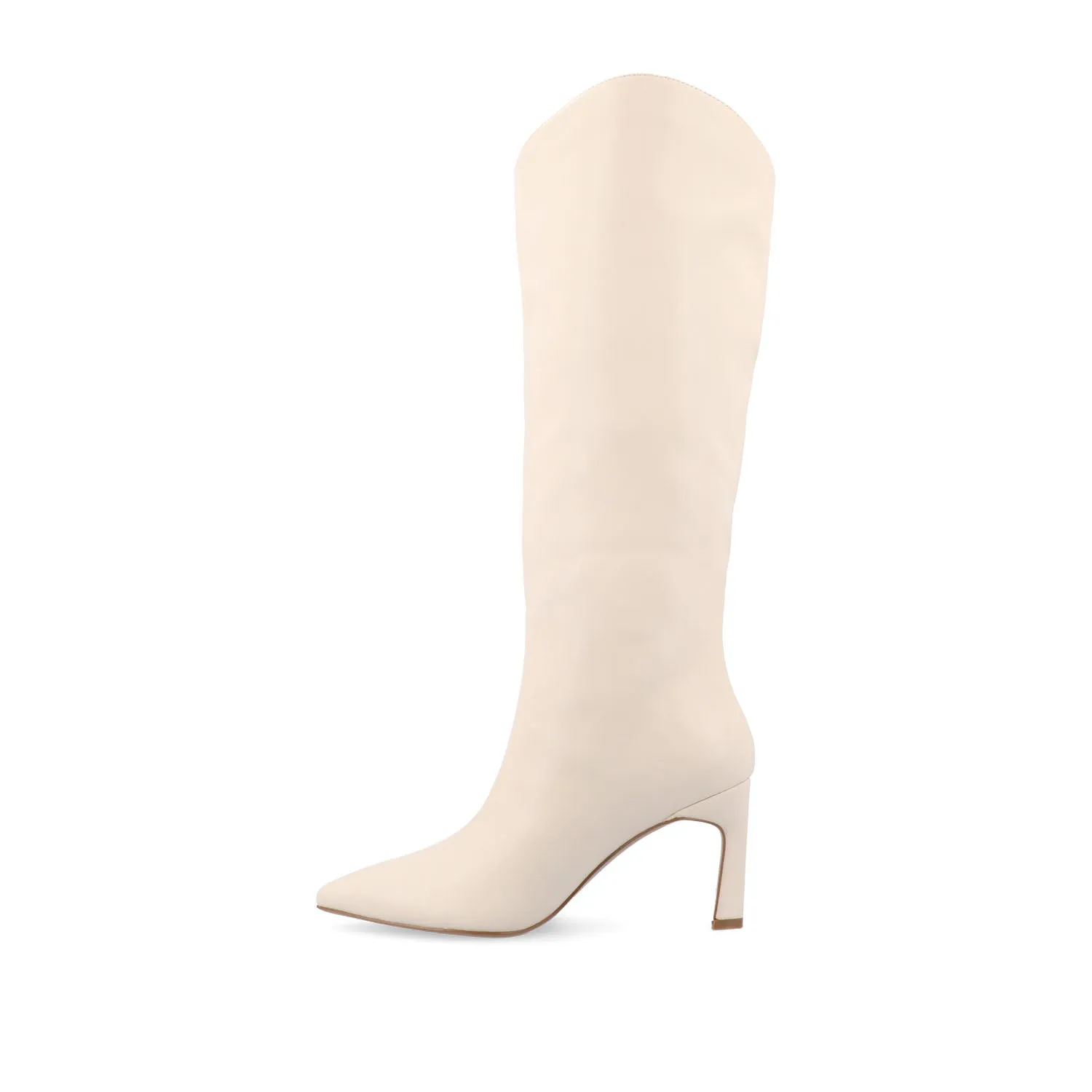 REHELA KNEE HIGH BOOTS IN FAUX LEATHER narrow fit