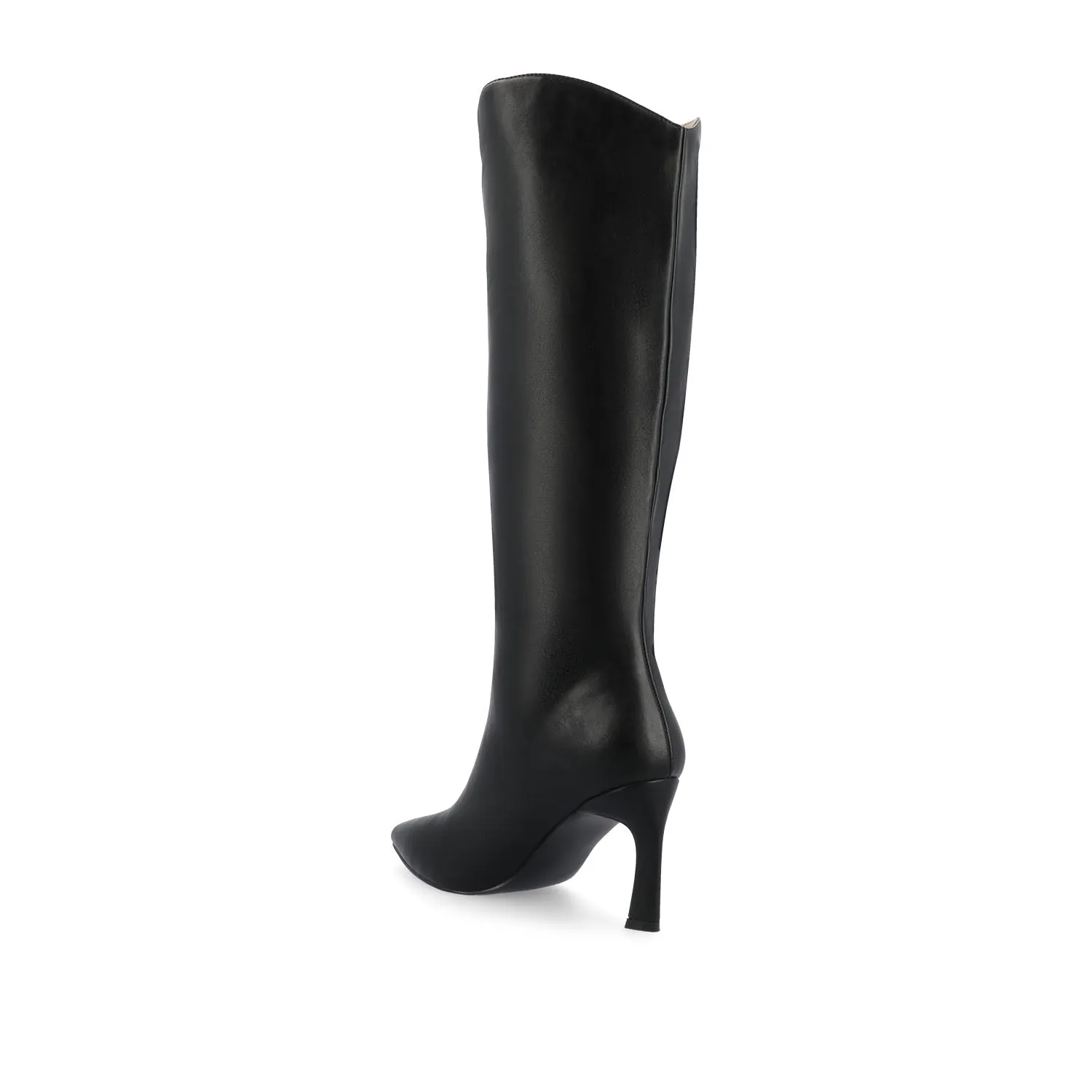 REHELA KNEE HIGH BOOTS IN FAUX LEATHER narrow fit