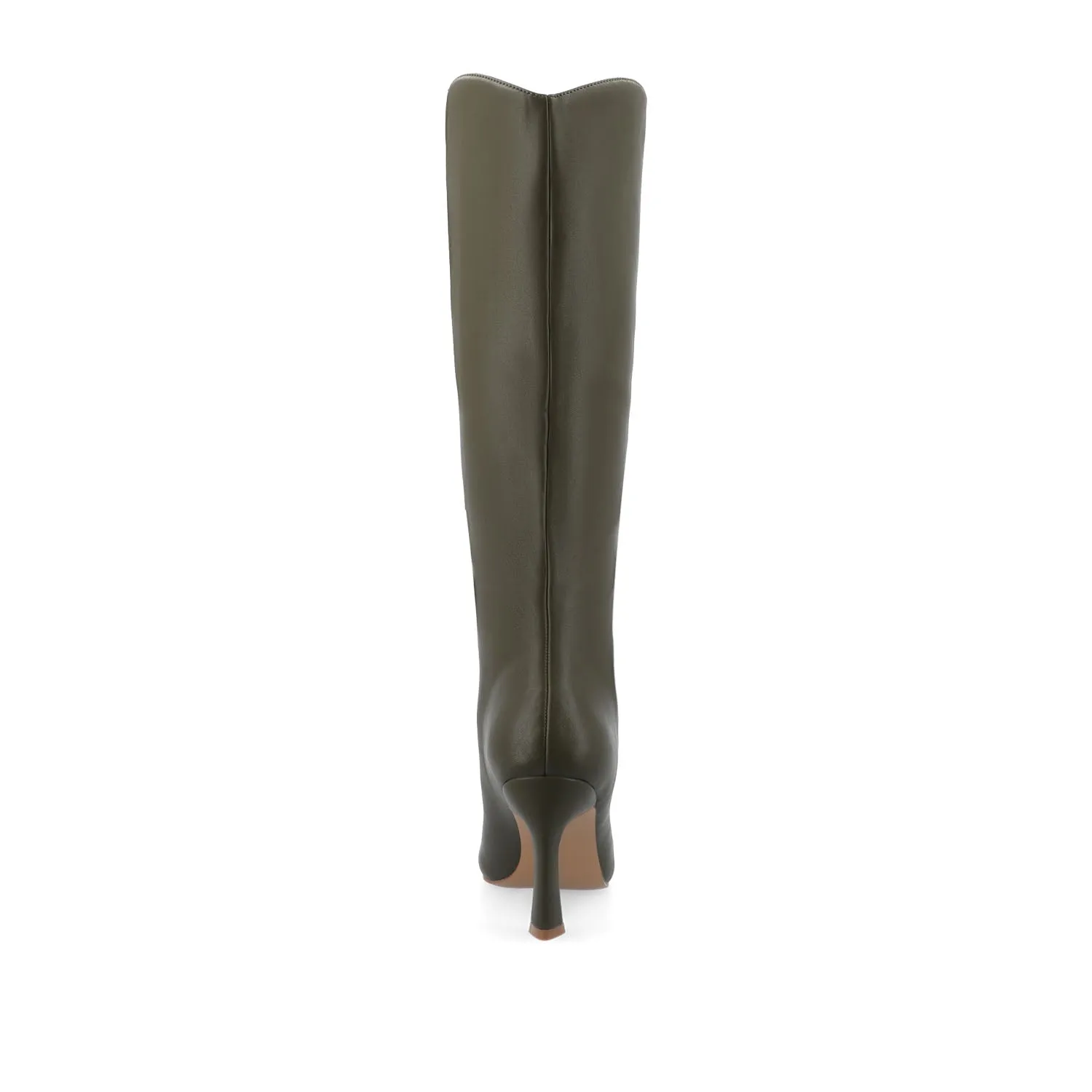 REHELA KNEE HIGH BOOTS IN FAUX LEATHER narrow fit