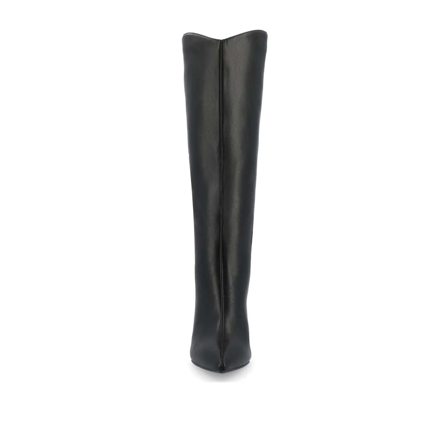 REHELA KNEE HIGH BOOTS IN FAUX LEATHER narrow fit