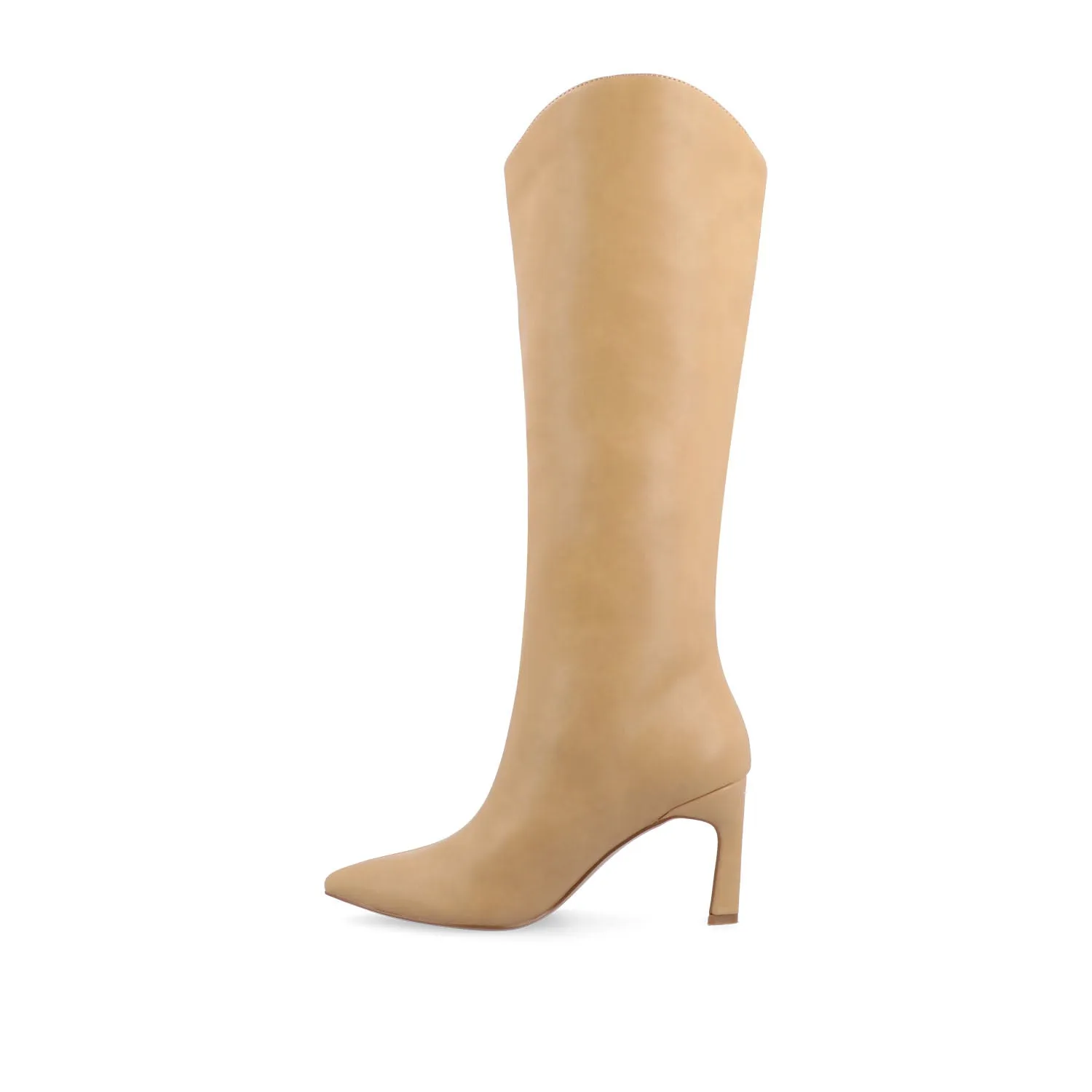 REHELA KNEE HIGH BOOTS IN FAUX LEATHER narrow fit