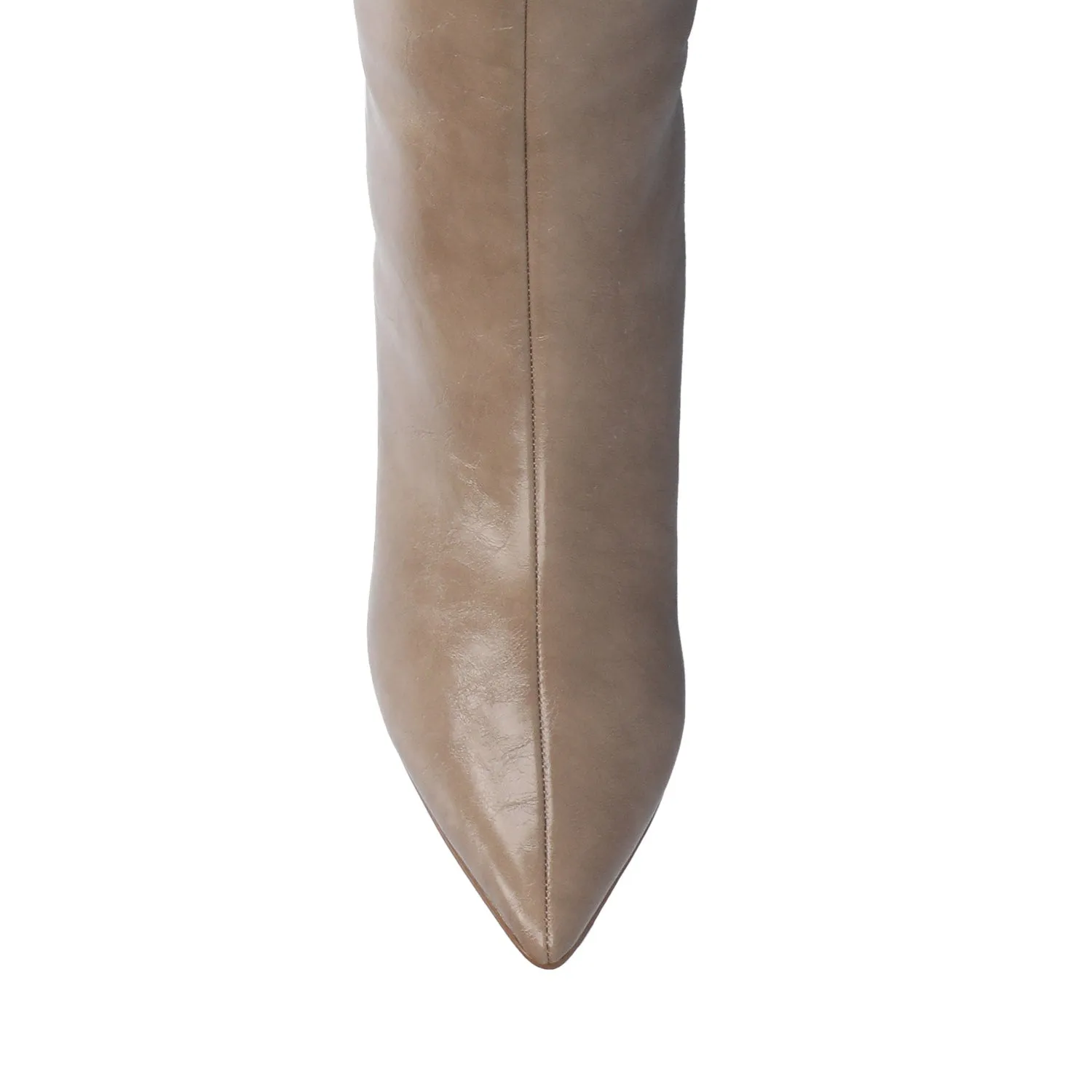 REHELA KNEE HIGH BOOTS IN FAUX LEATHER narrow fit