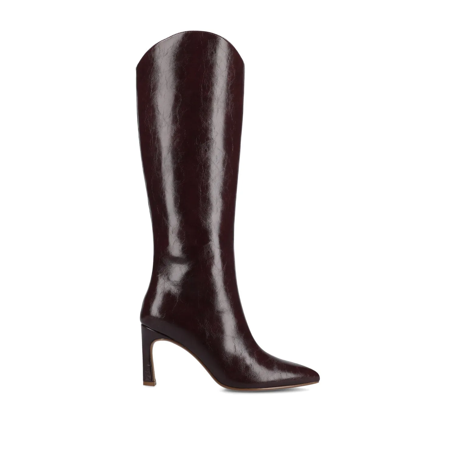 REHELA KNEE HIGH BOOTS IN FAUX LEATHER narrow fit