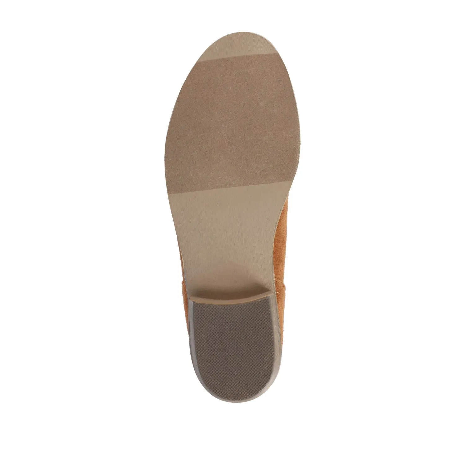 RIMI BLOCK HEELED BOOTIES IN FAUX SUEDE mid length
