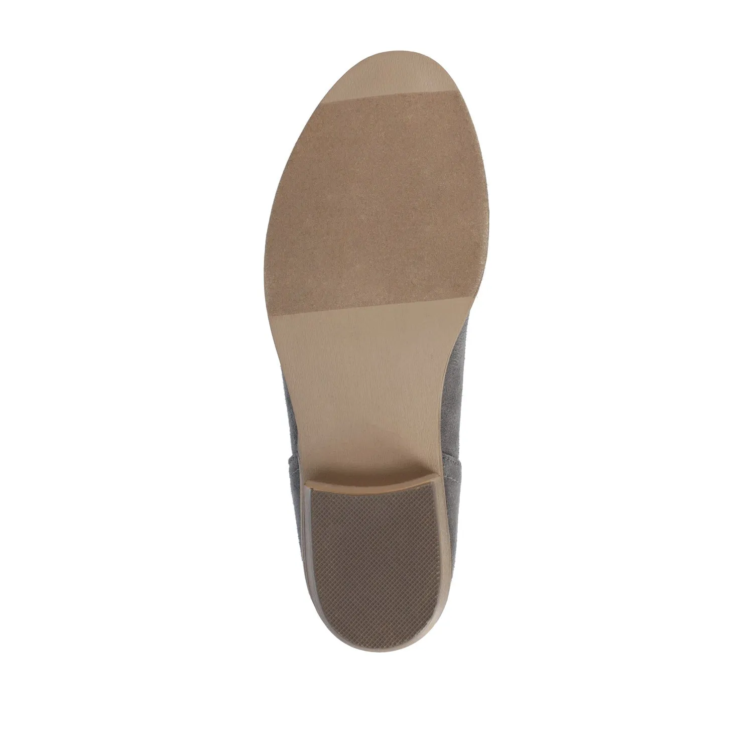 RIMI BLOCK HEELED BOOTIES IN FAUX SUEDE mid length