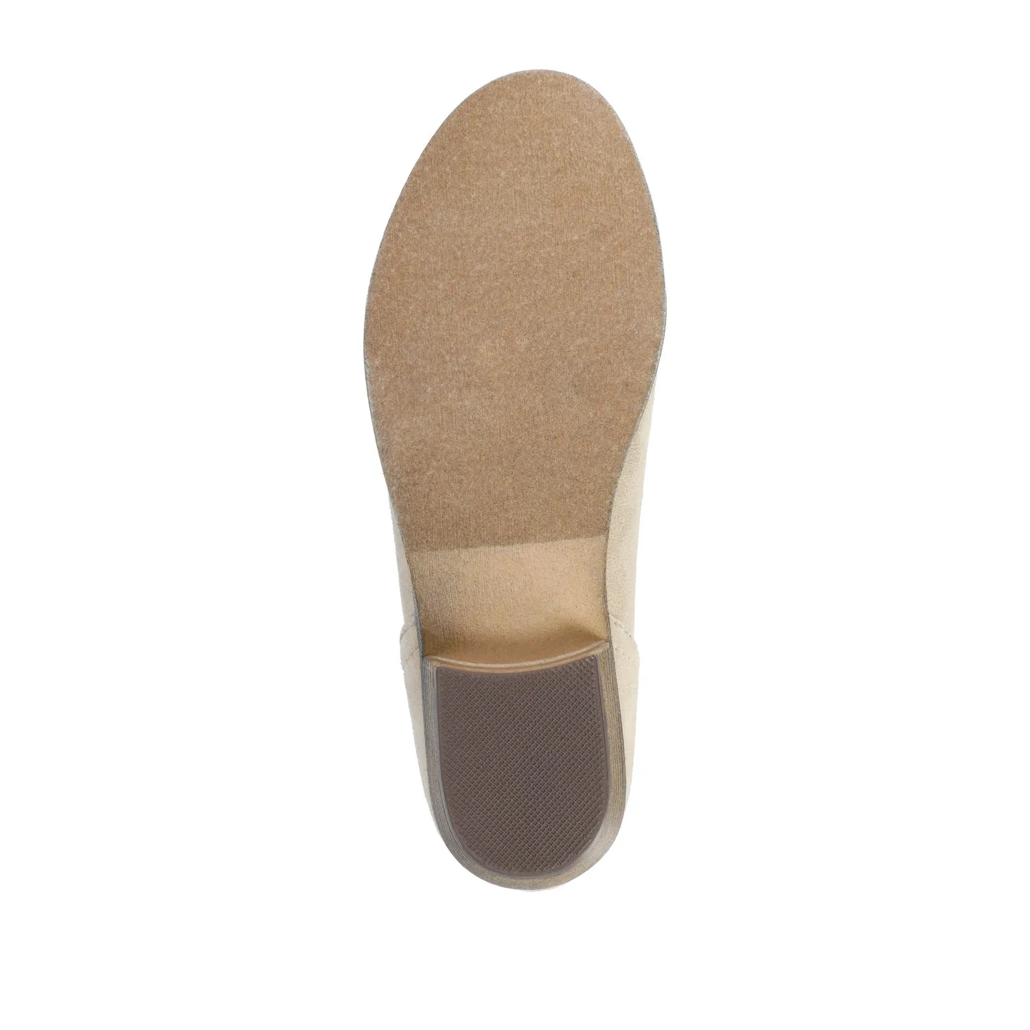 RIMI BLOCK HEELED BOOTIES IN FAUX SUEDE mid length