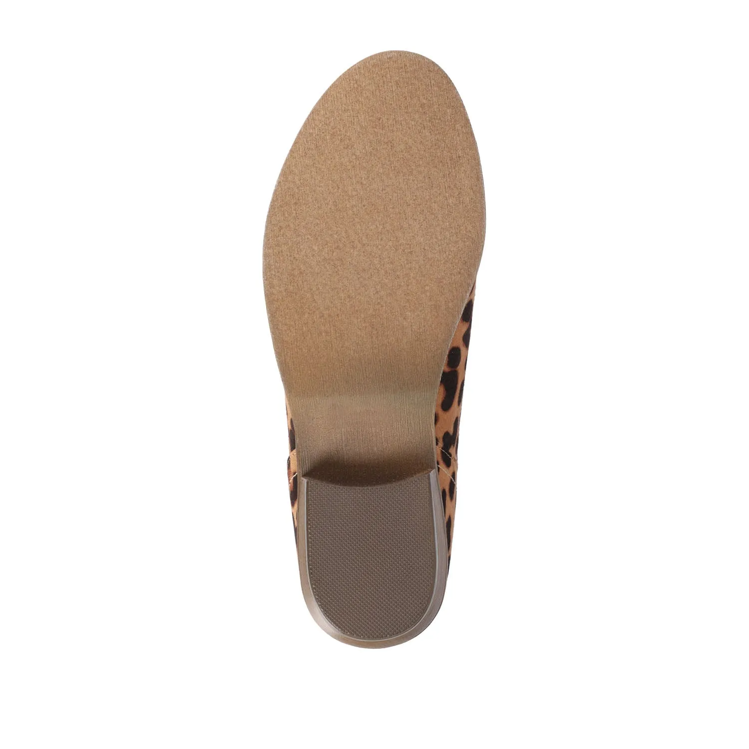 RIMI BLOCK HEELED BOOTIES IN FAUX SUEDE mid length