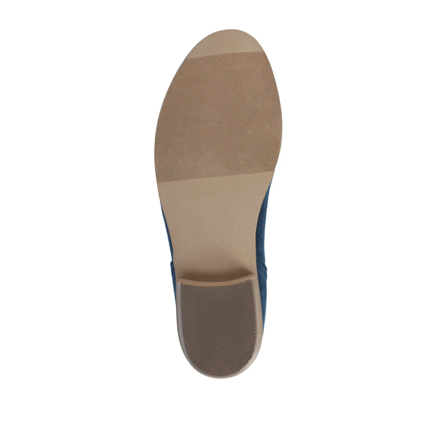 RIMI BLOCK HEELED BOOTIES IN FAUX SUEDE mid length