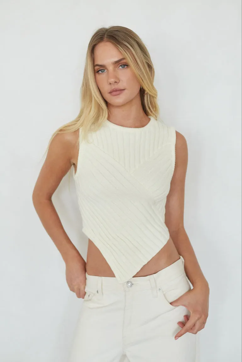 Robin Knit Sweater Tank Top airy knit