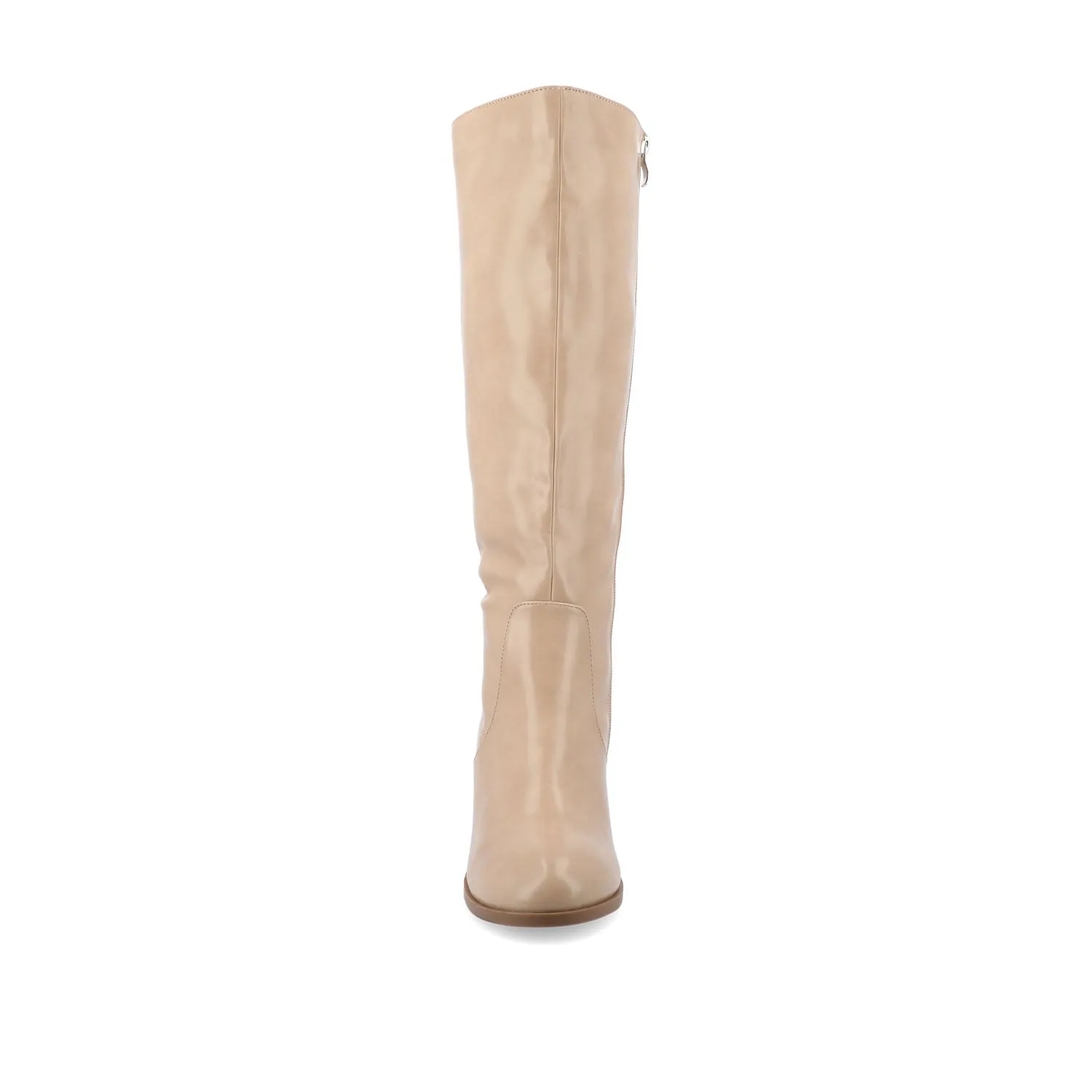 ROMILLY KNEE HIGH BOOTS IN FAUX LEATHER fall day