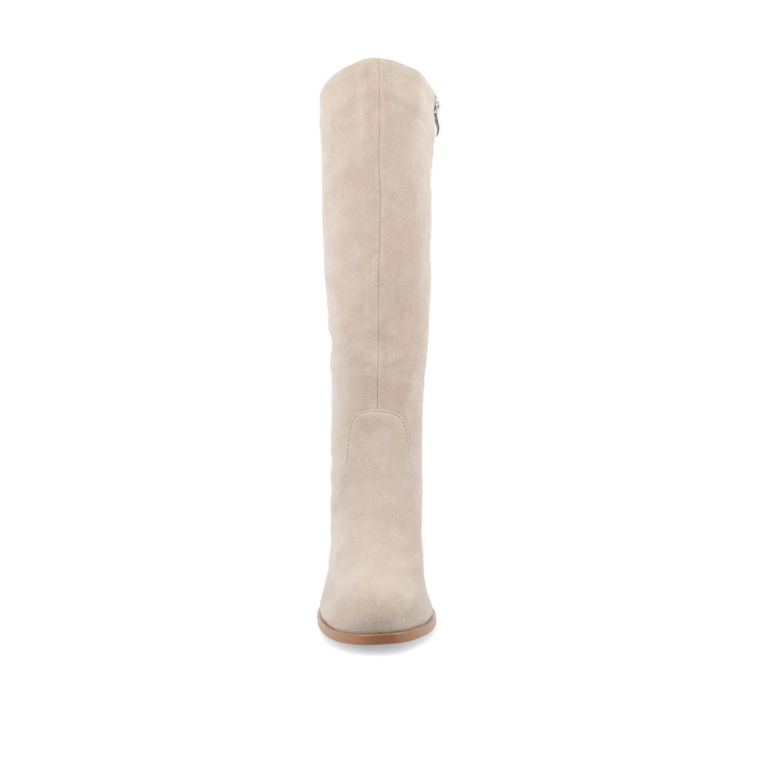 ROMILLY KNEE HIGH BOOTS IN FAUX LEATHER fall day