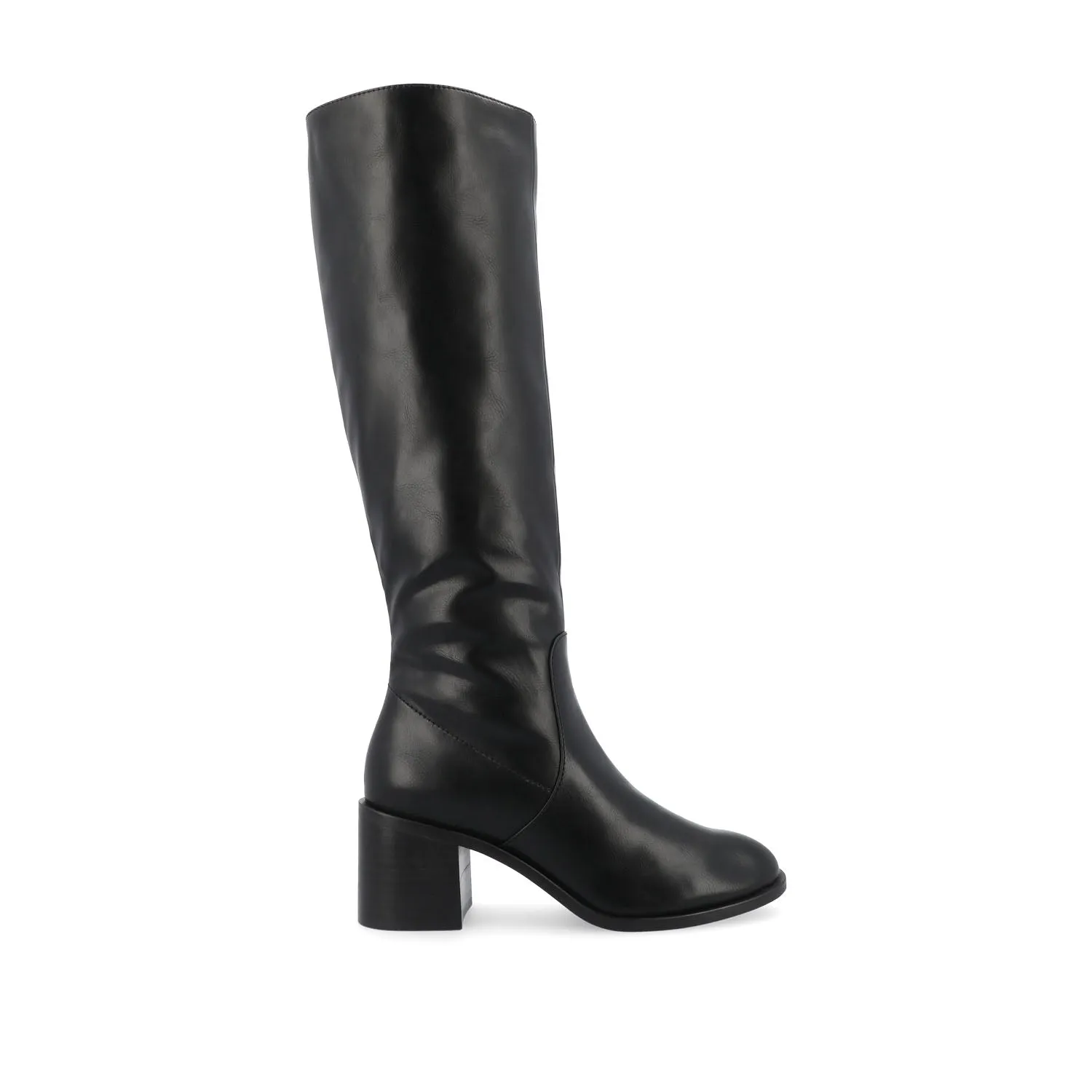 ROMILLY KNEE HIGH BOOTS IN FAUX LEATHER fall day