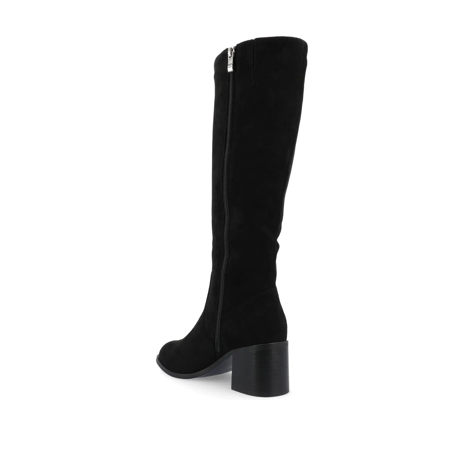 ROMILLY KNEE HIGH BOOTS IN FAUX LEATHER fall day