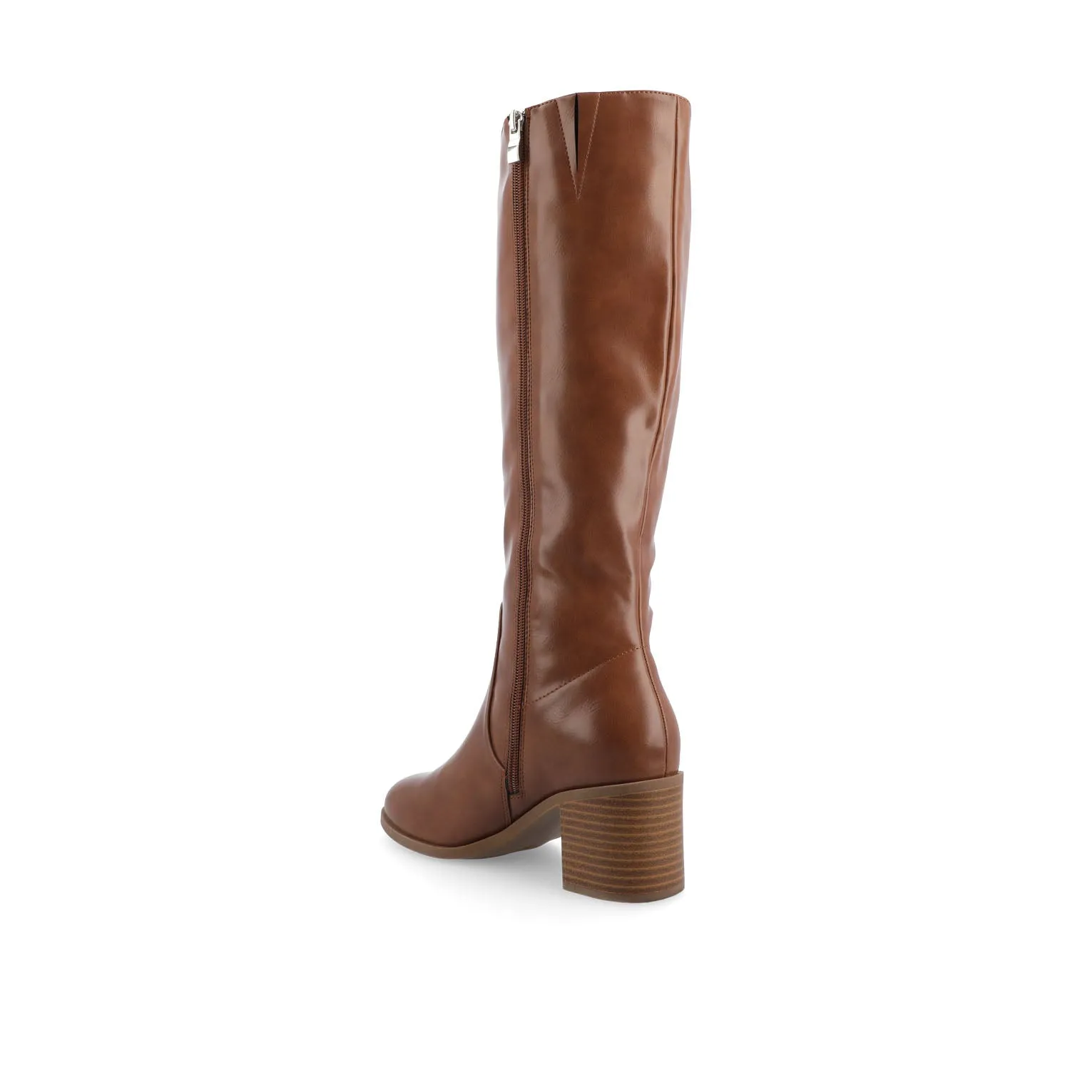 ROMILLY KNEE HIGH BOOTS IN FAUX LEATHER fall day