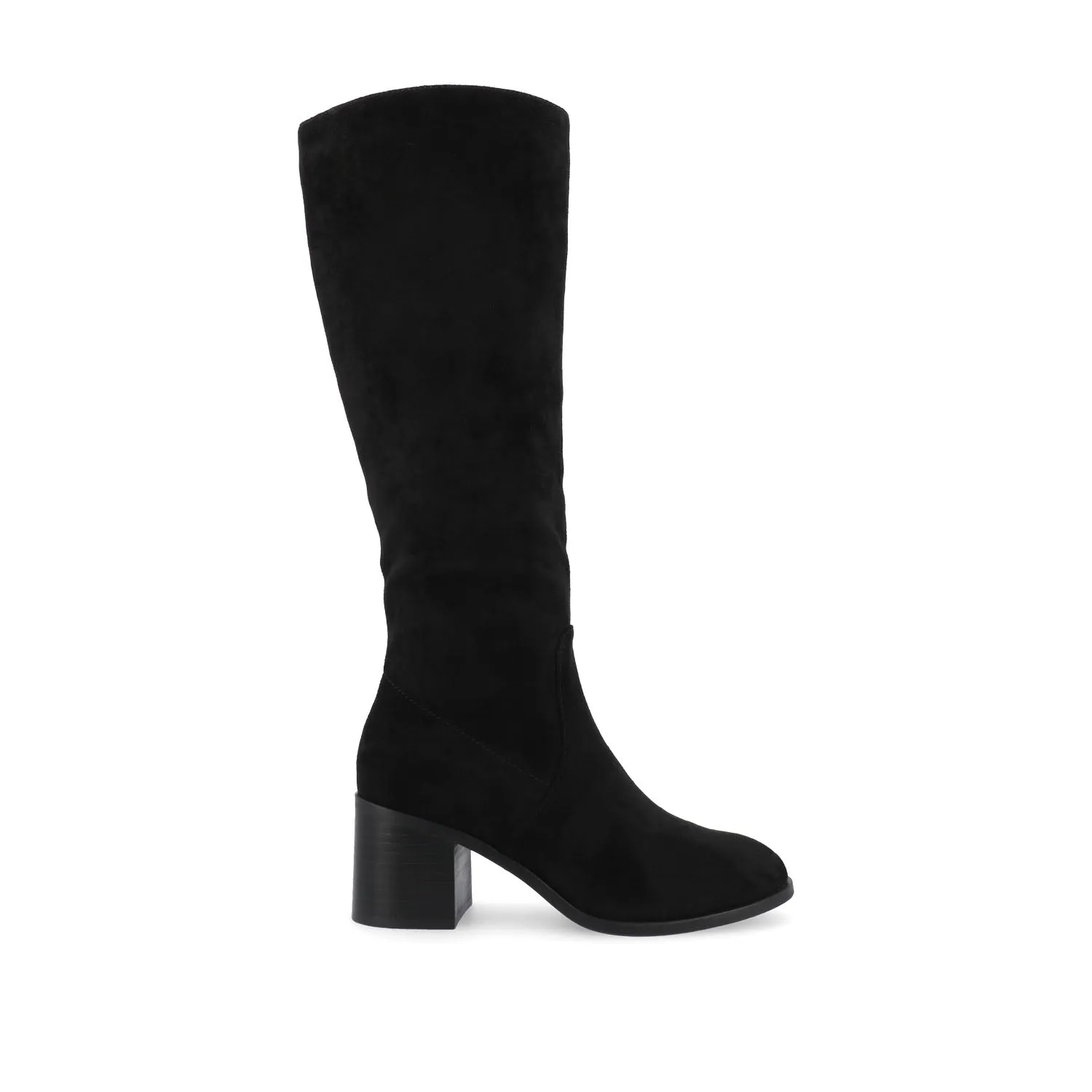 ROMILLY KNEE HIGH BOOTS IN FAUX LEATHER fall day