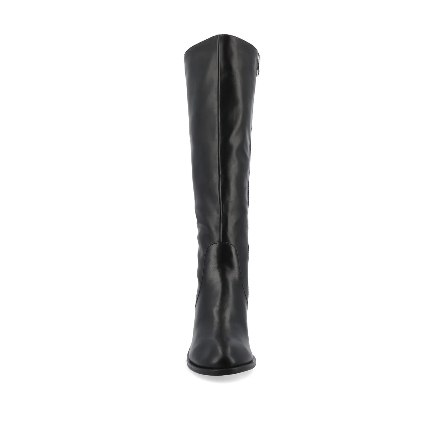 ROMILLY KNEE HIGH BOOTS IN FAUX LEATHER fall day