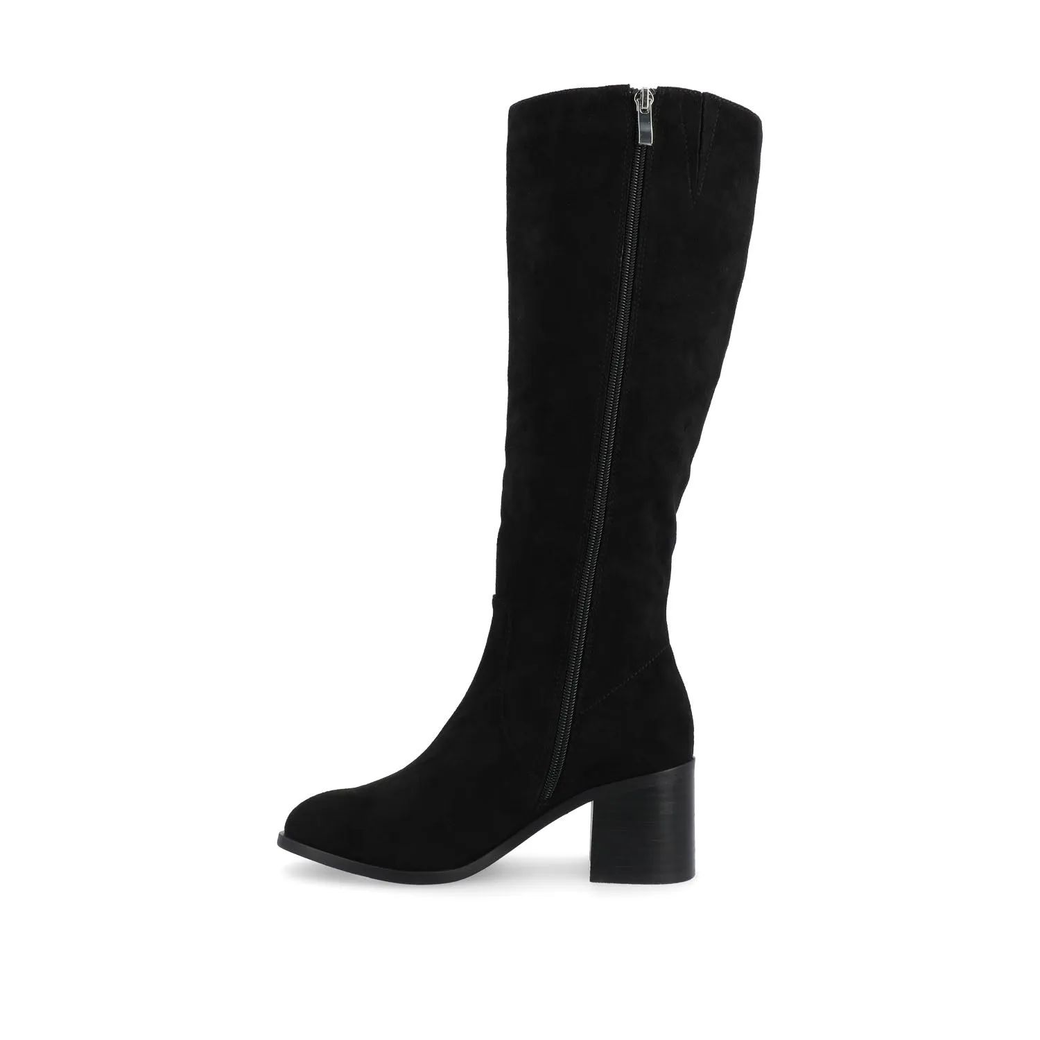 ROMILLY KNEE HIGH BOOTS IN FAUX LEATHER fall day