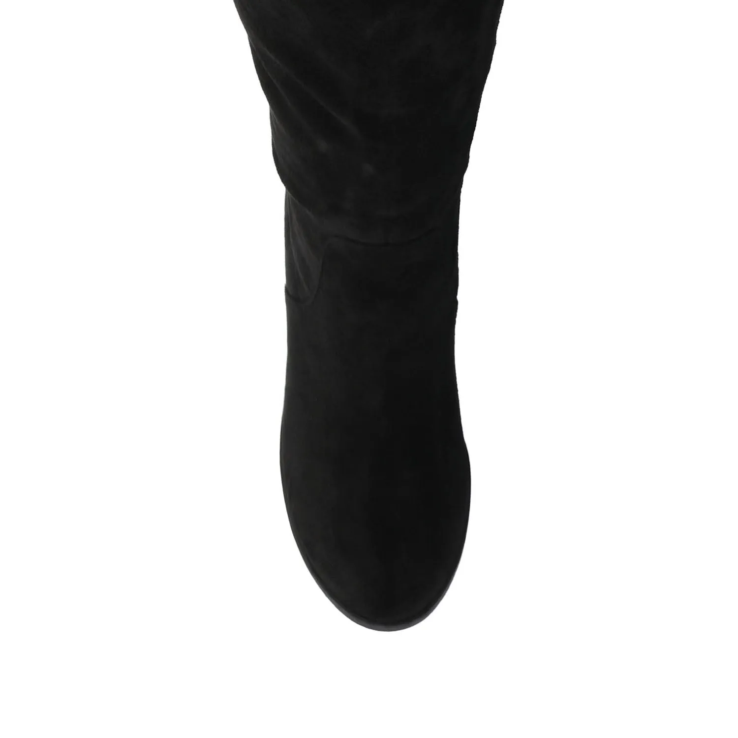 ROMILLY KNEE HIGH BOOTS IN FAUX LEATHER fall day