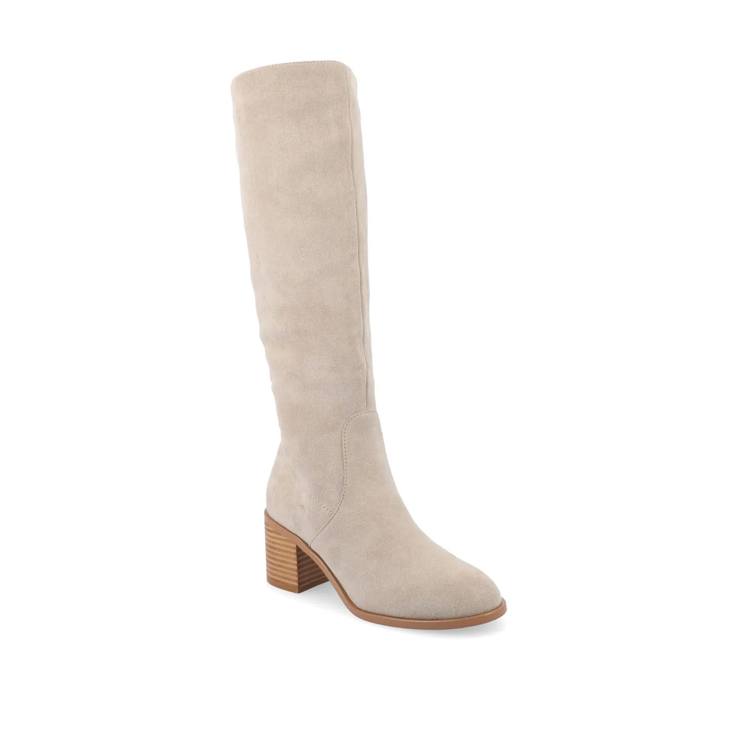 ROMILLY KNEE HIGH BOOTS IN FAUX LEATHER fall day