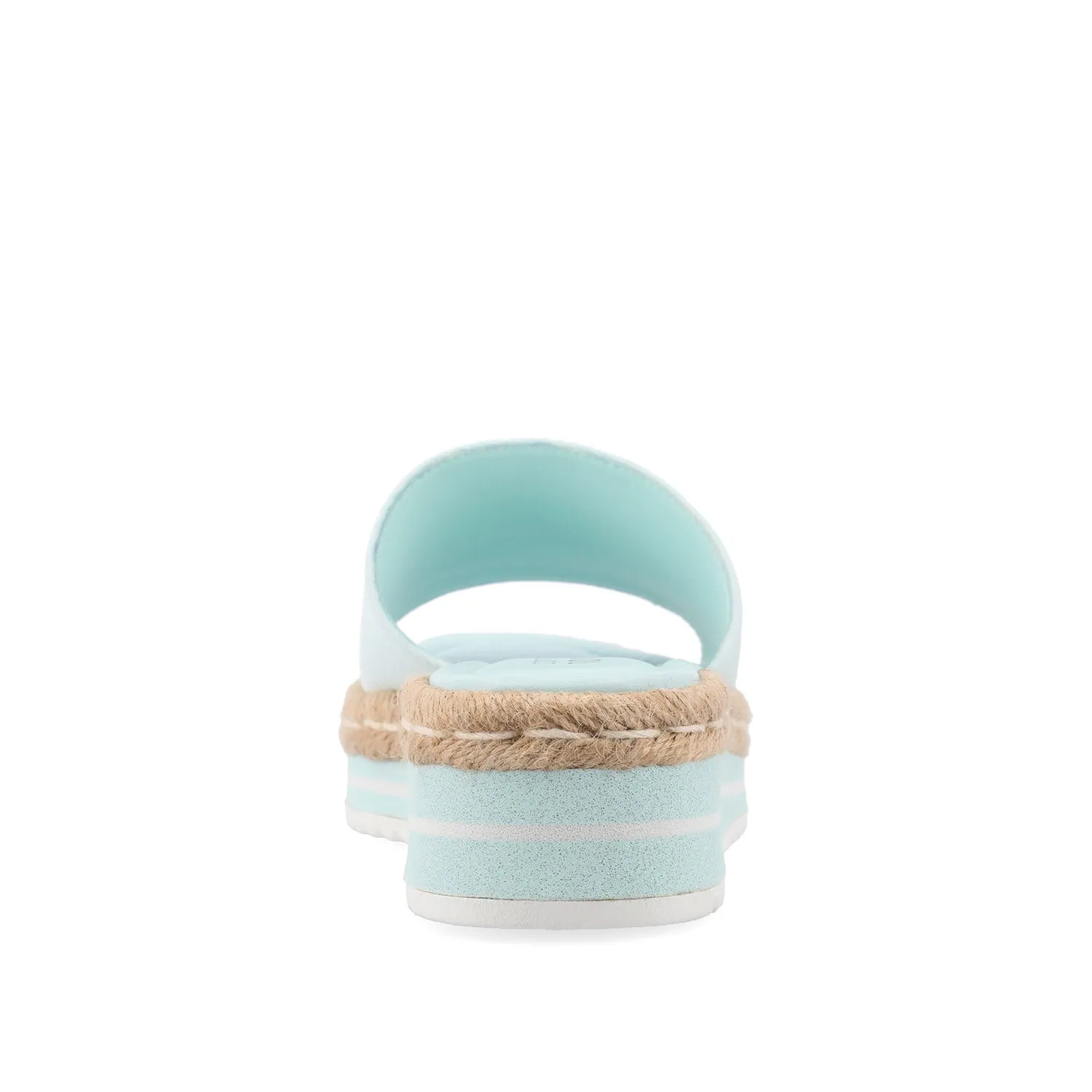 ROSEY ESPADRILLE WEDGE HEEL SANDALS IN STATEMENT IN WIDE water dry