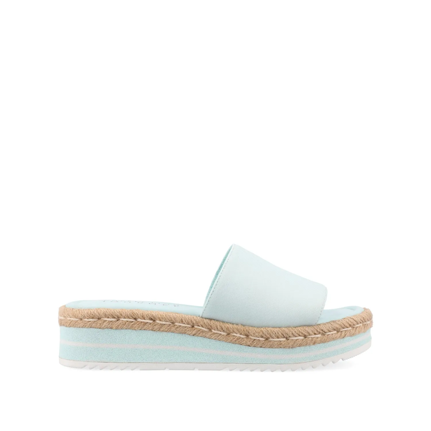ROSEY ESPADRILLE WEDGE HEEL SANDALS IN STATEMENT IN WIDE water dry