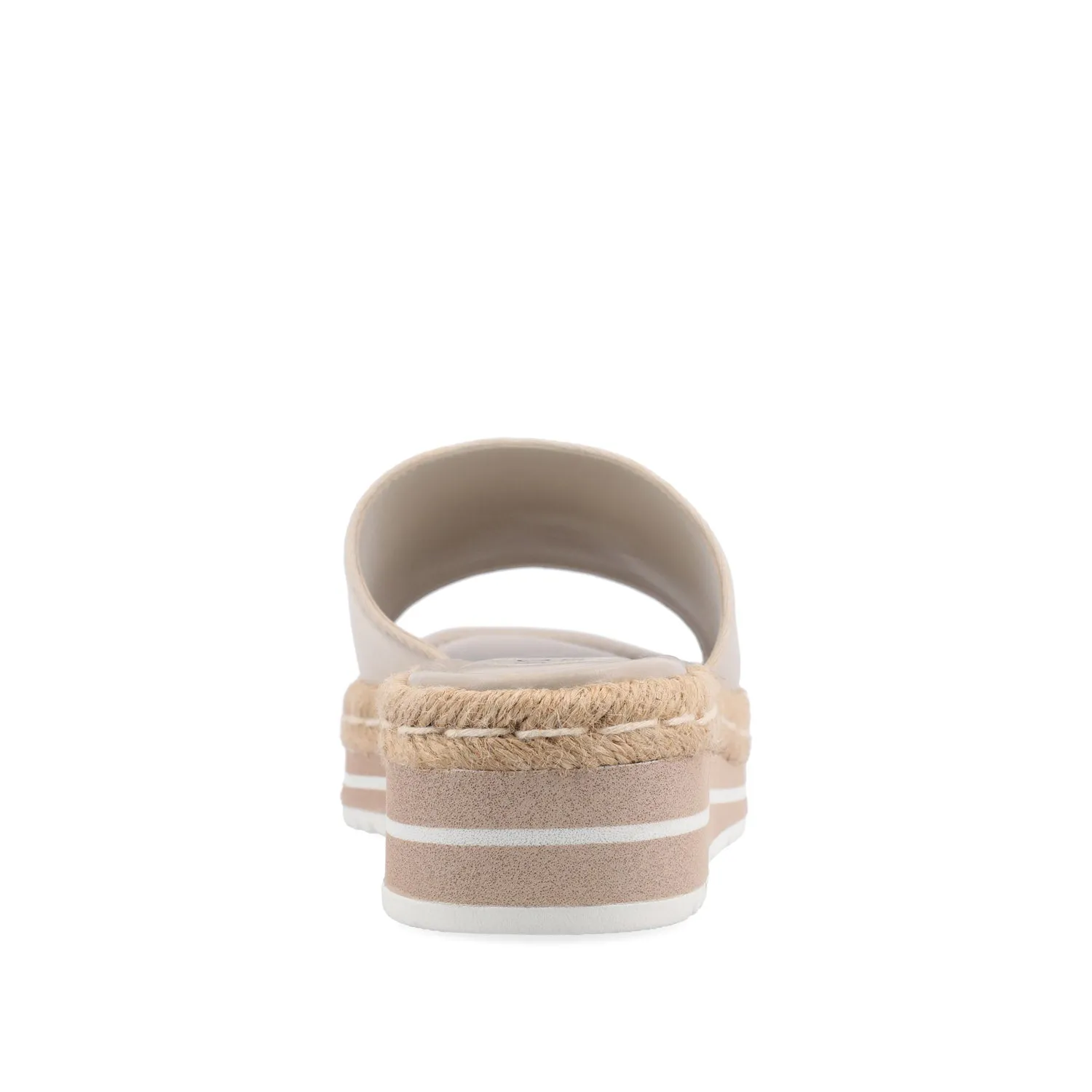 ROSEY ESPADRILLE WEDGE HEELED SLIDE SANDALS minimal vibe