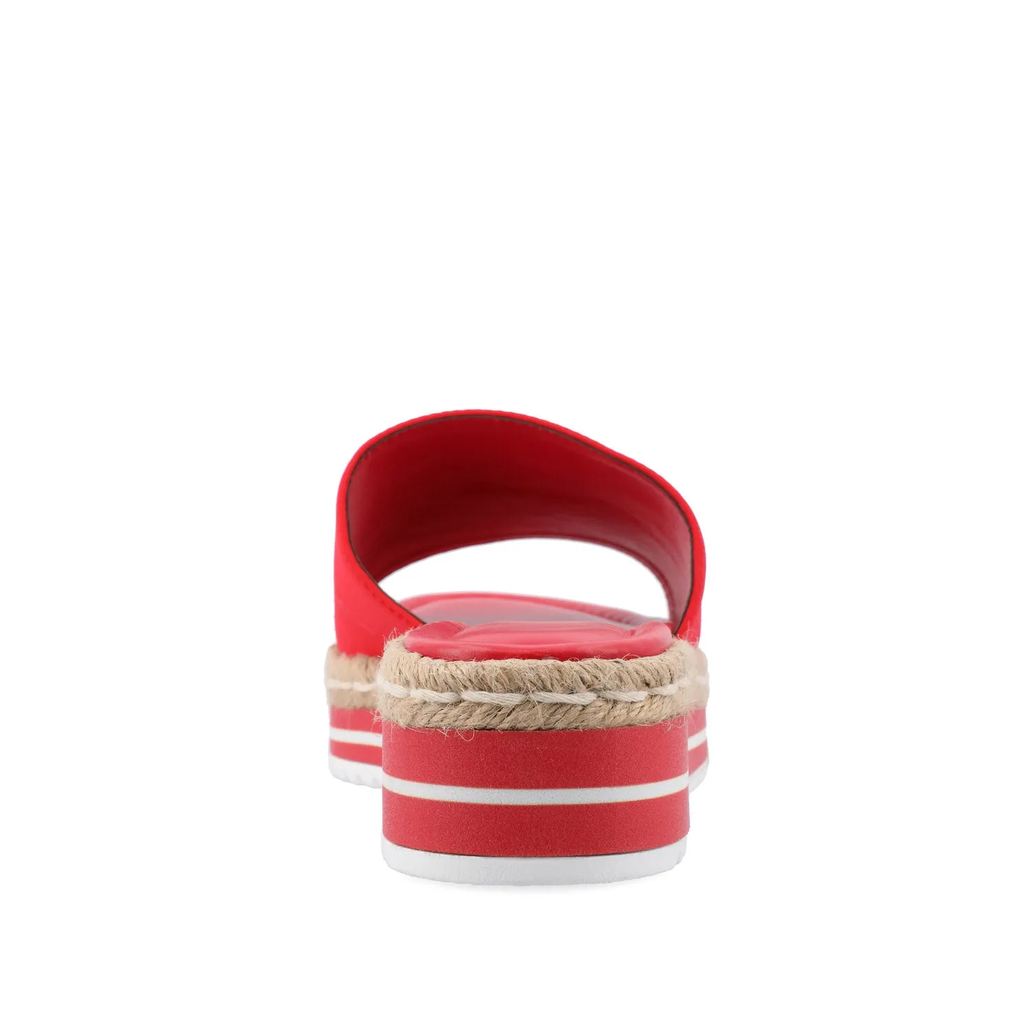 ROSEY ESPADRILLE WEDGE HEELED SLIDE SANDALS minimal vibe