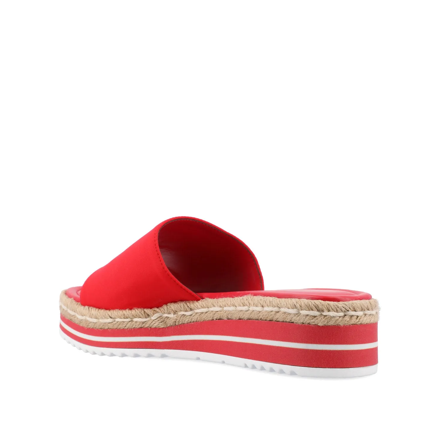 ROSEY ESPADRILLE WEDGE HEELED SLIDE SANDALS minimal vibe