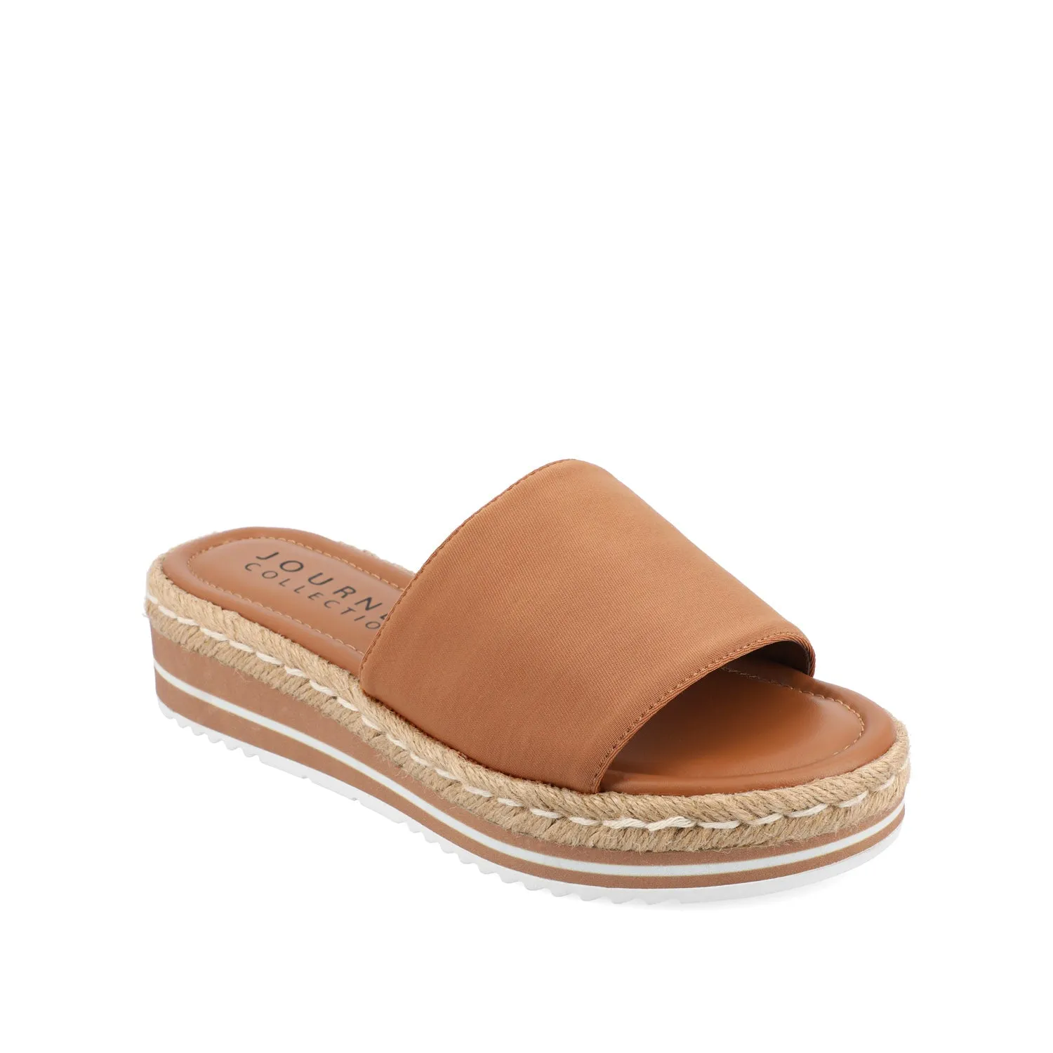 ROSEY ESPADRILLE WEDGE HEELED SLIDE SANDALS minimal vibe