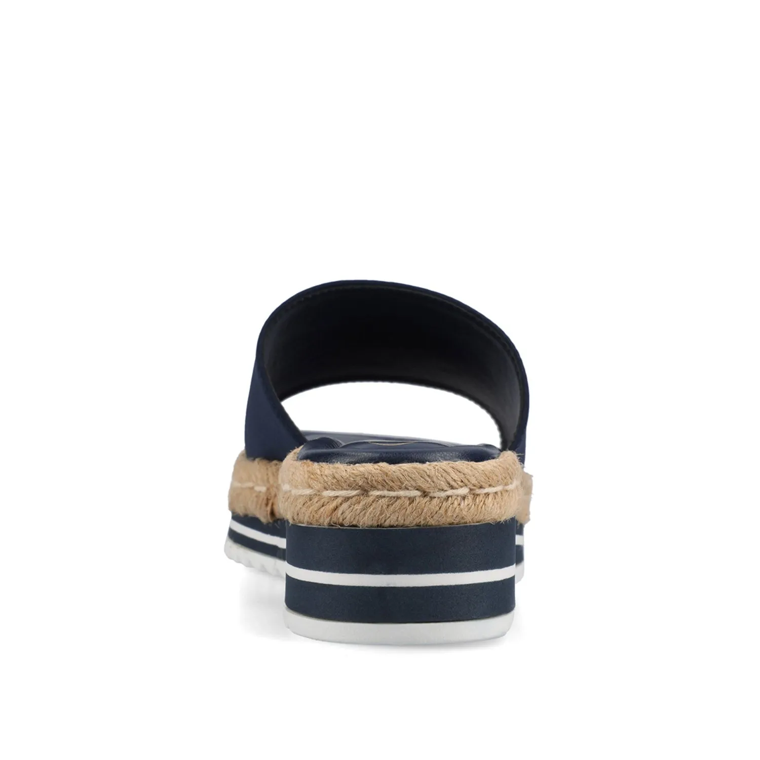 ROSEY ESPADRILLE WEDGE HEELED SLIDE SANDALS minimal vibe