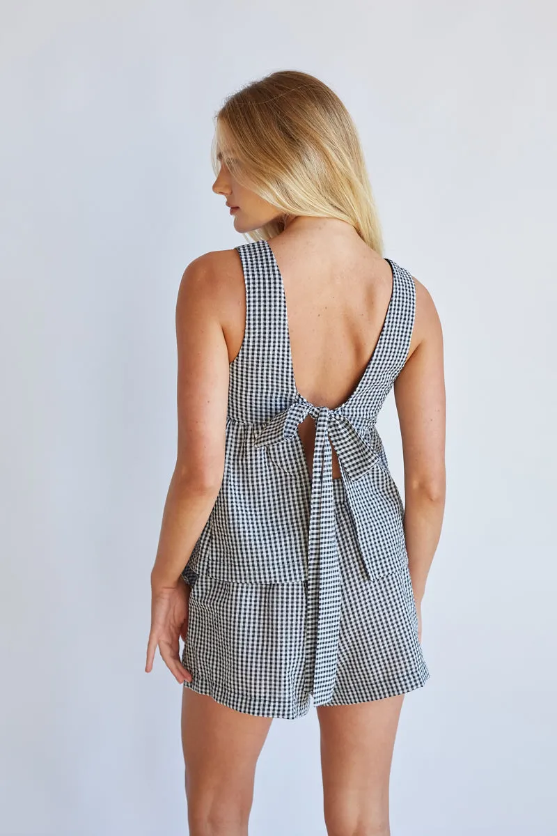 Rowan Tie-Back Tank Top day light