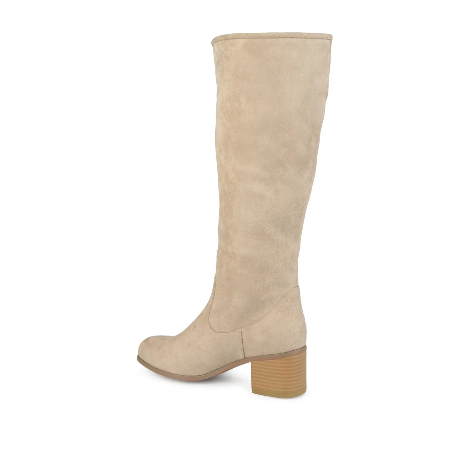 SANORA KNEE HIGH BOOTS IN FAUX SUEDE classic tone