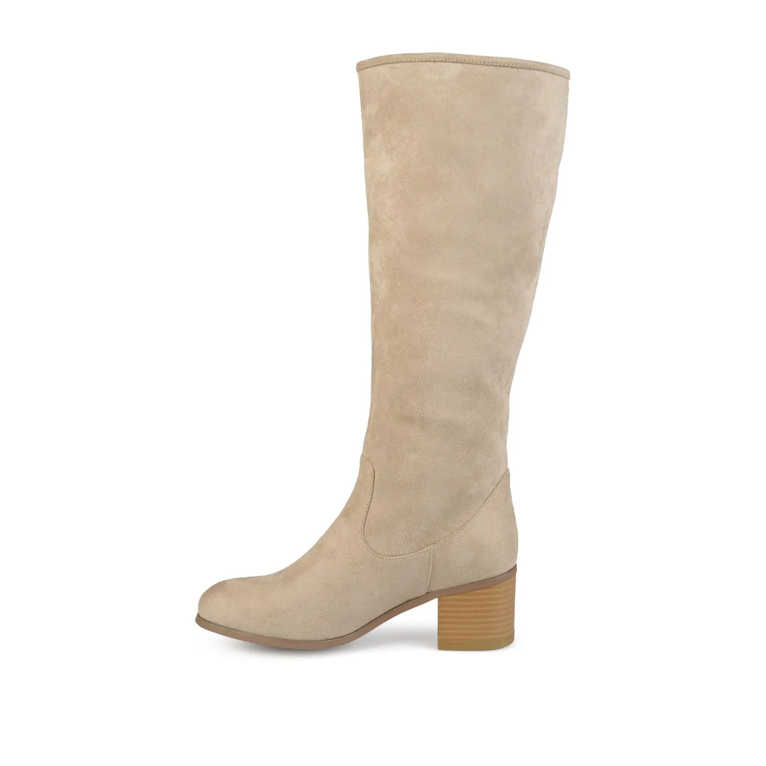 SANORA KNEE HIGH BOOTS IN FAUX SUEDE classic tone