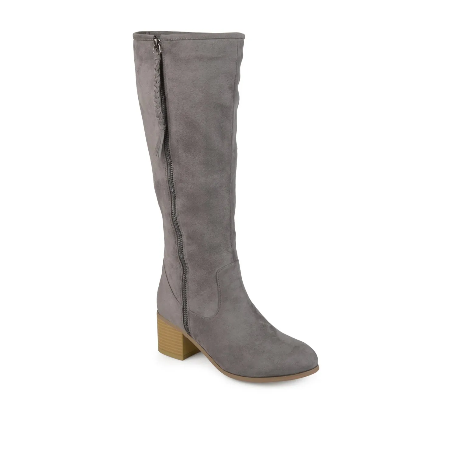 SANORA KNEE HIGH BOOTS IN FAUX SUEDE classic tone