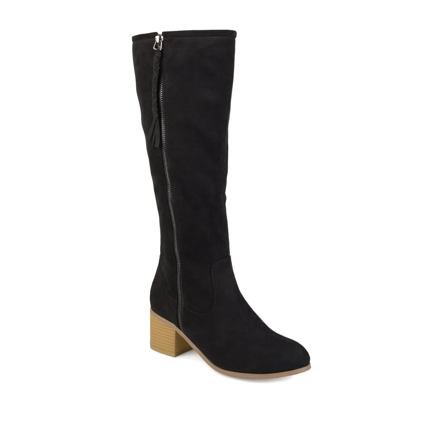 SANORA KNEE HIGH BOOTS IN FAUX SUEDE classic tone