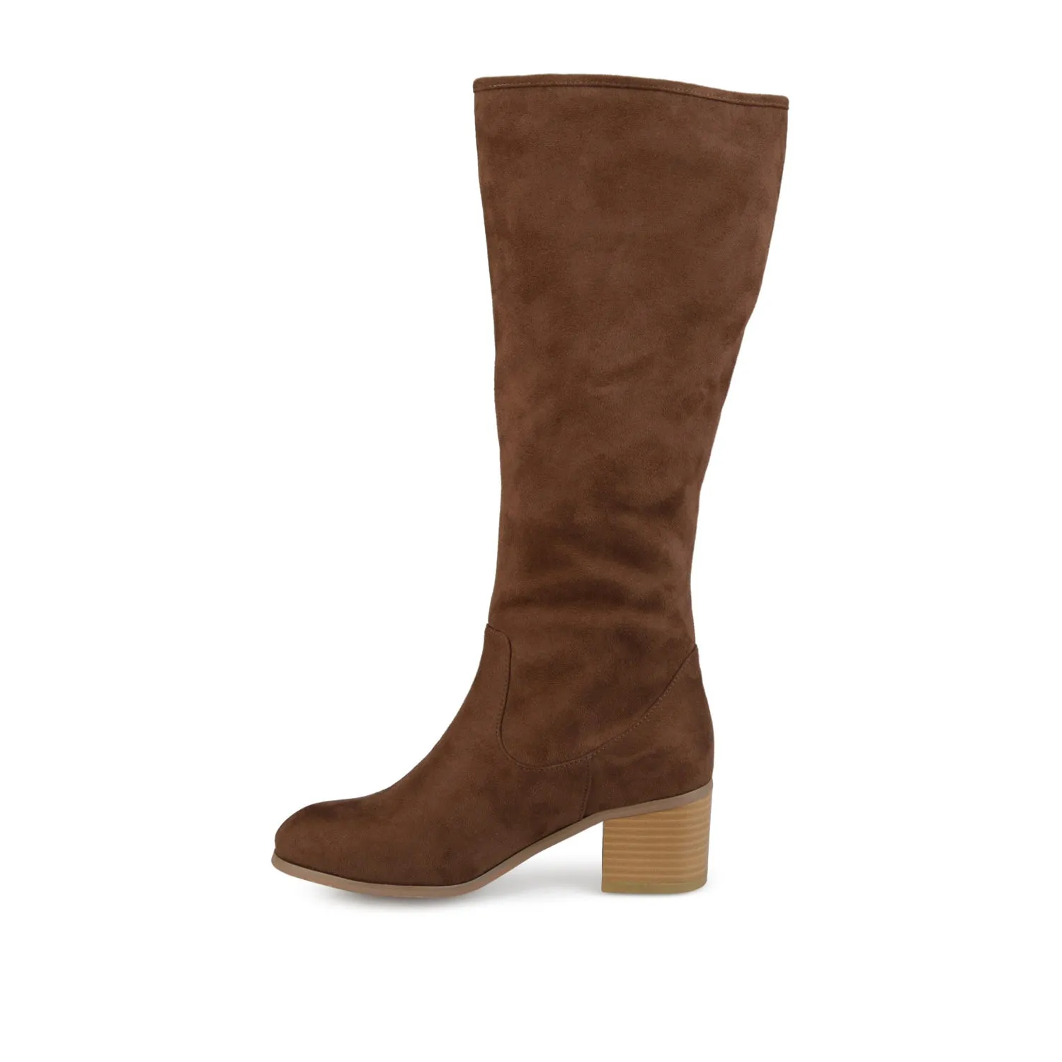 SANORA KNEE HIGH BOOTS IN FAUX SUEDE classic tone