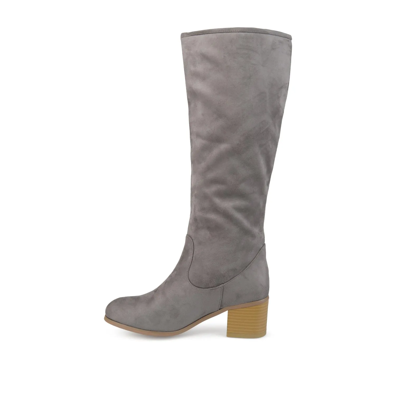 SANORA KNEE HIGH BOOTS IN FAUX SUEDE classic tone