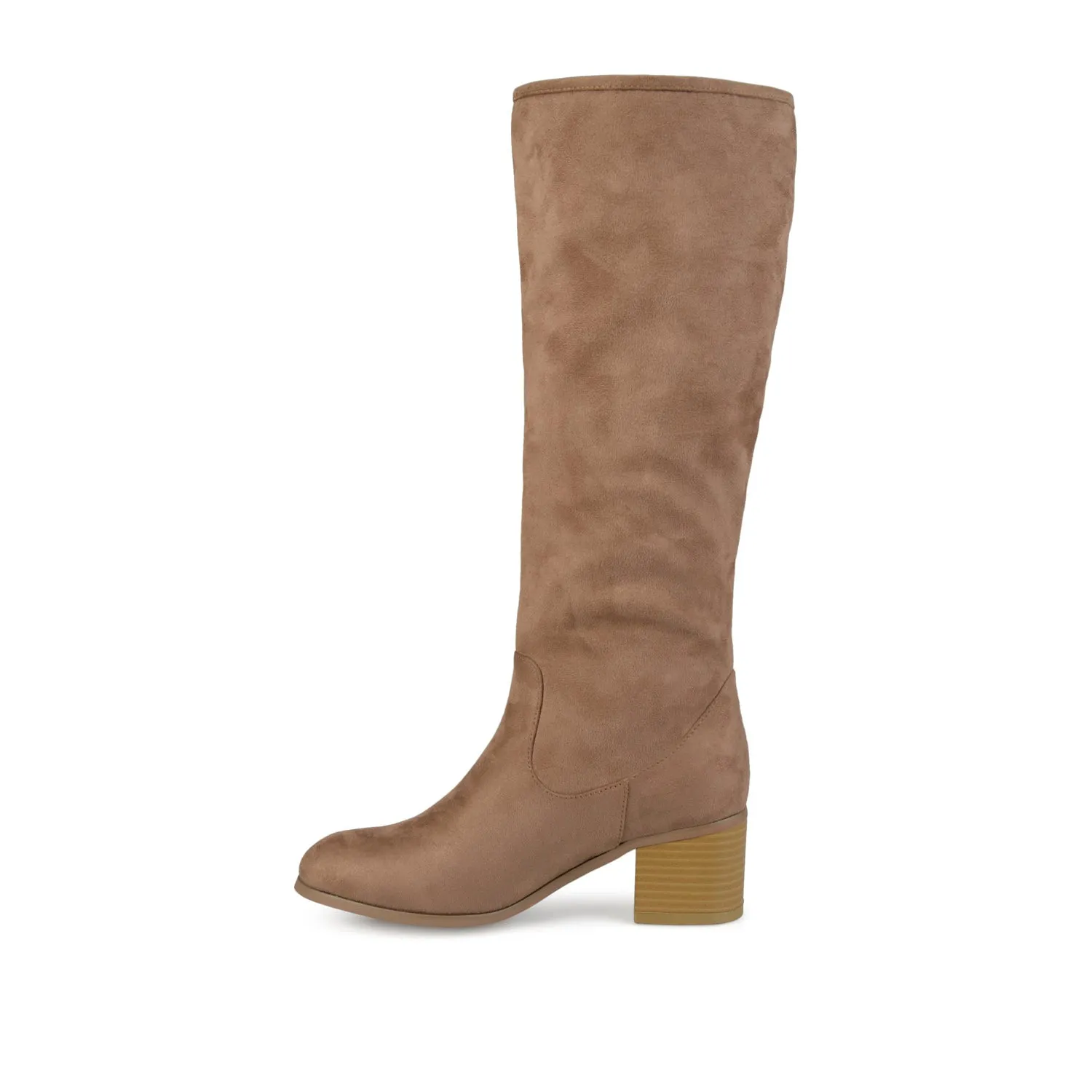 SANORA KNEE HIGH BOOTS IN FAUX SUEDE classic tone