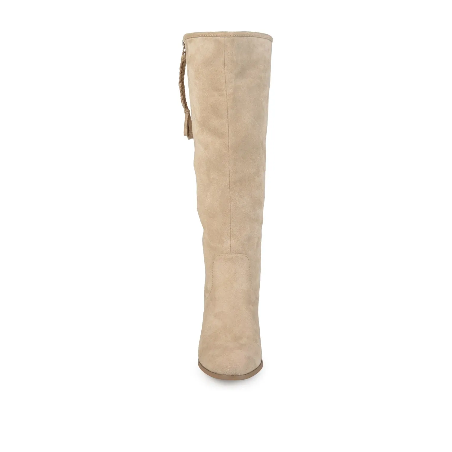 SANORA KNEE HIGH BOOTS IN FAUX SUEDE classic tone