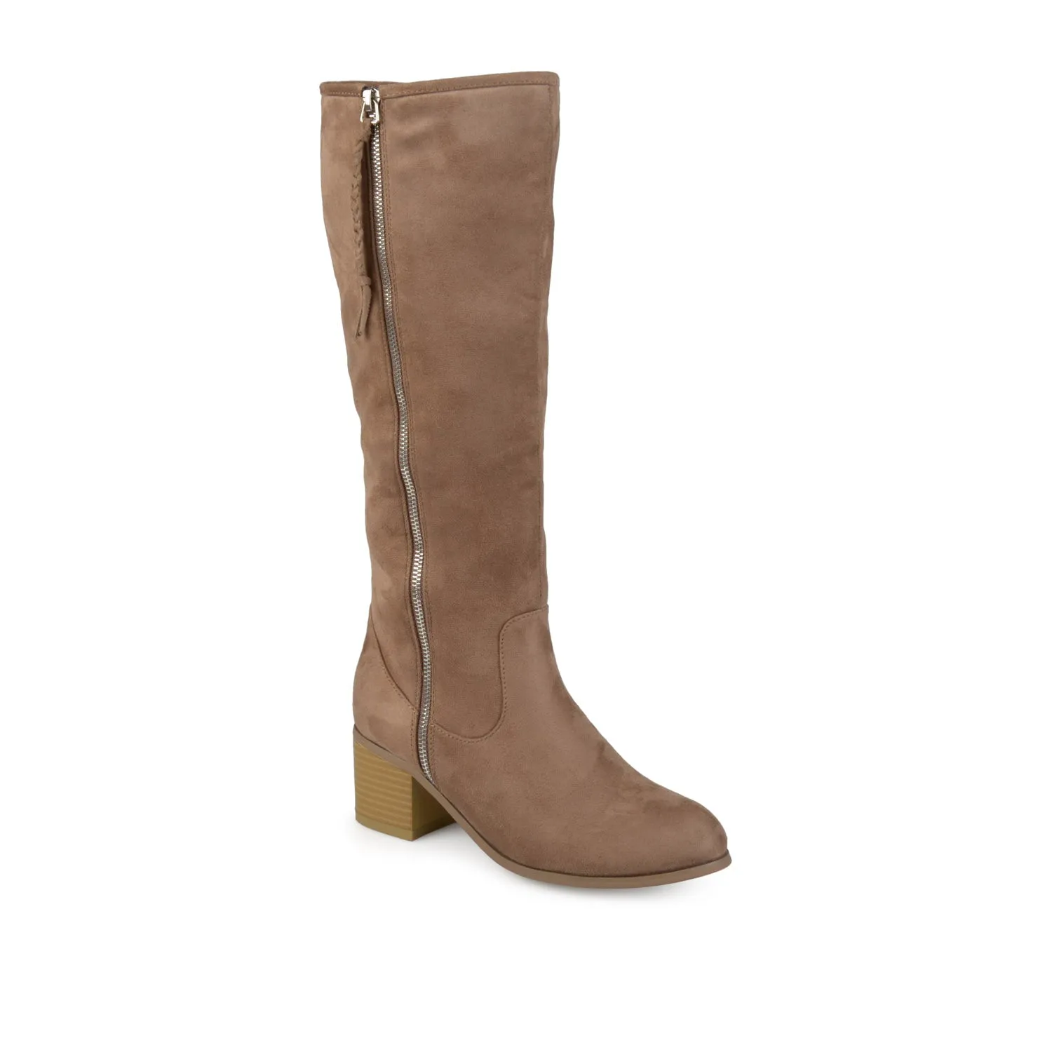 SANORA KNEE HIGH BOOTS IN FAUX SUEDE classic tone